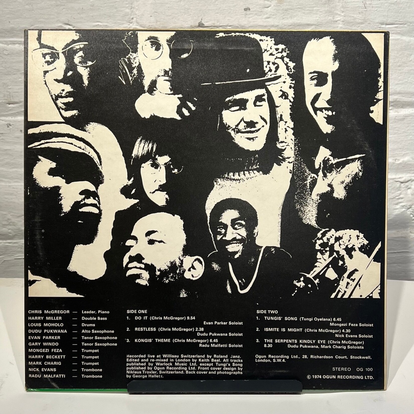 [Kollectible Vinyl] McGregor, Chris & Brotherhood of Breath: Live at Willisau (UK, 1974, VG+) [OGUN]