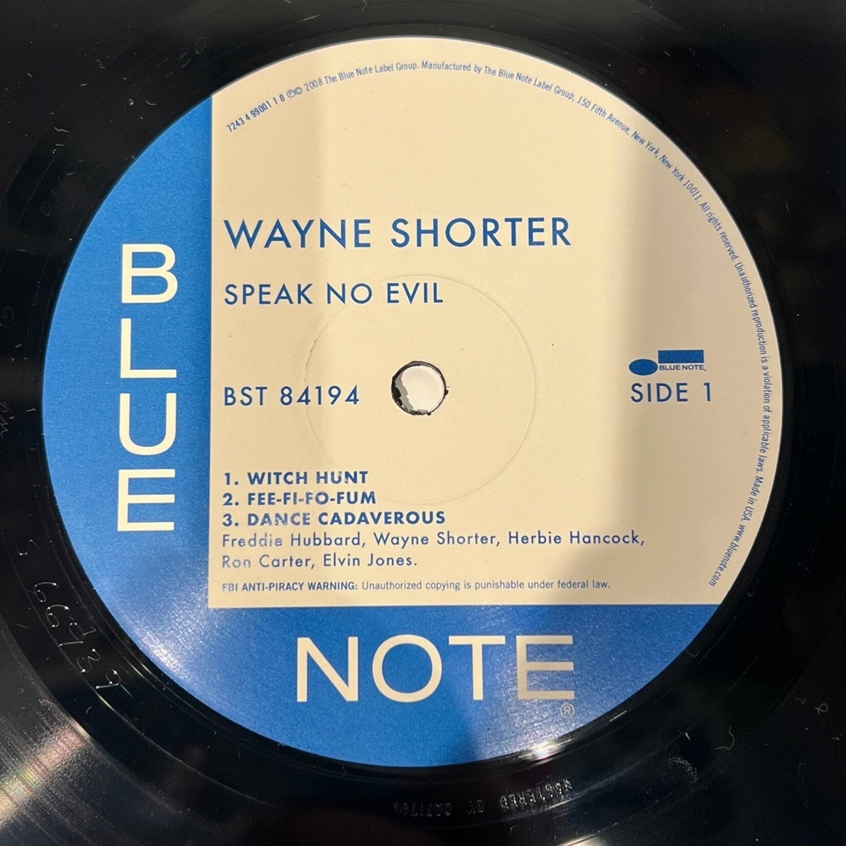 [Kollectible Vinyl] Shorter, Wayne: Speak No Evil (USA, 2008, VG) [BLUE NOTE]