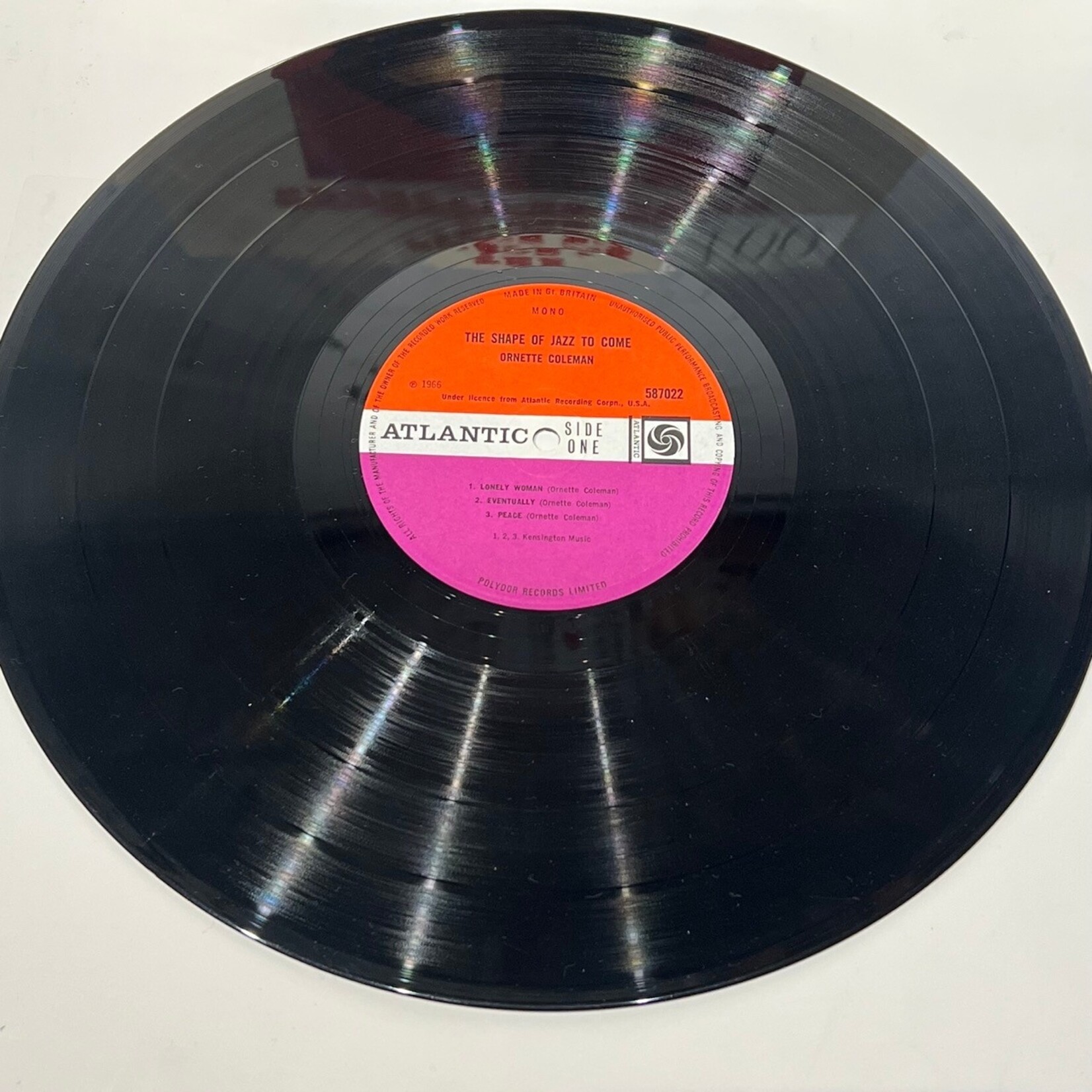 [Kollectible Vinyl] Coleman, Ornette: The Shape Of Jazz To Come (UK, 1966, VG+) [ATLANTIC]