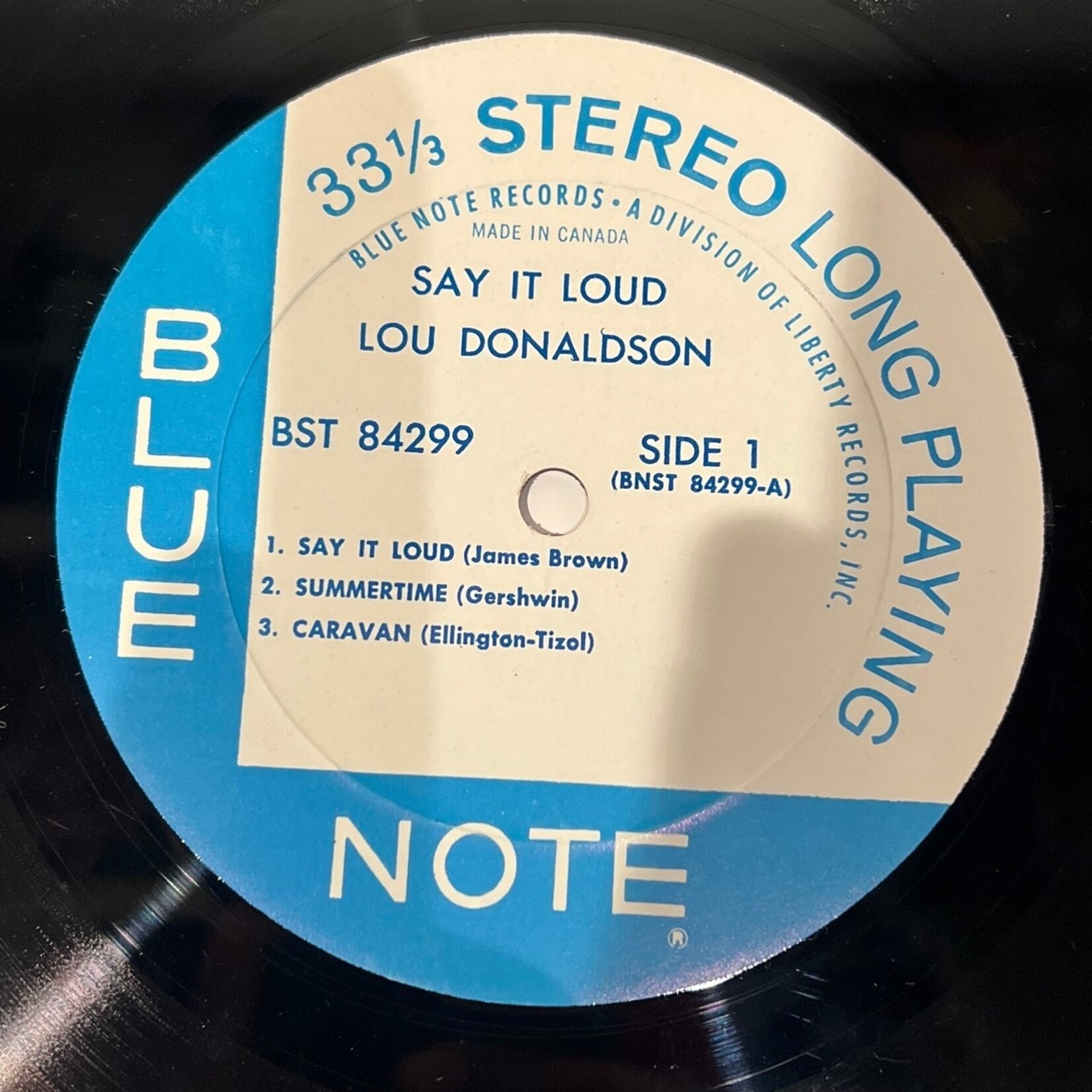 [Kollectible Vinyl] Donaldson, Lou: Say It Loud! (USA, 1969, VG+) [BLUE NOTE]