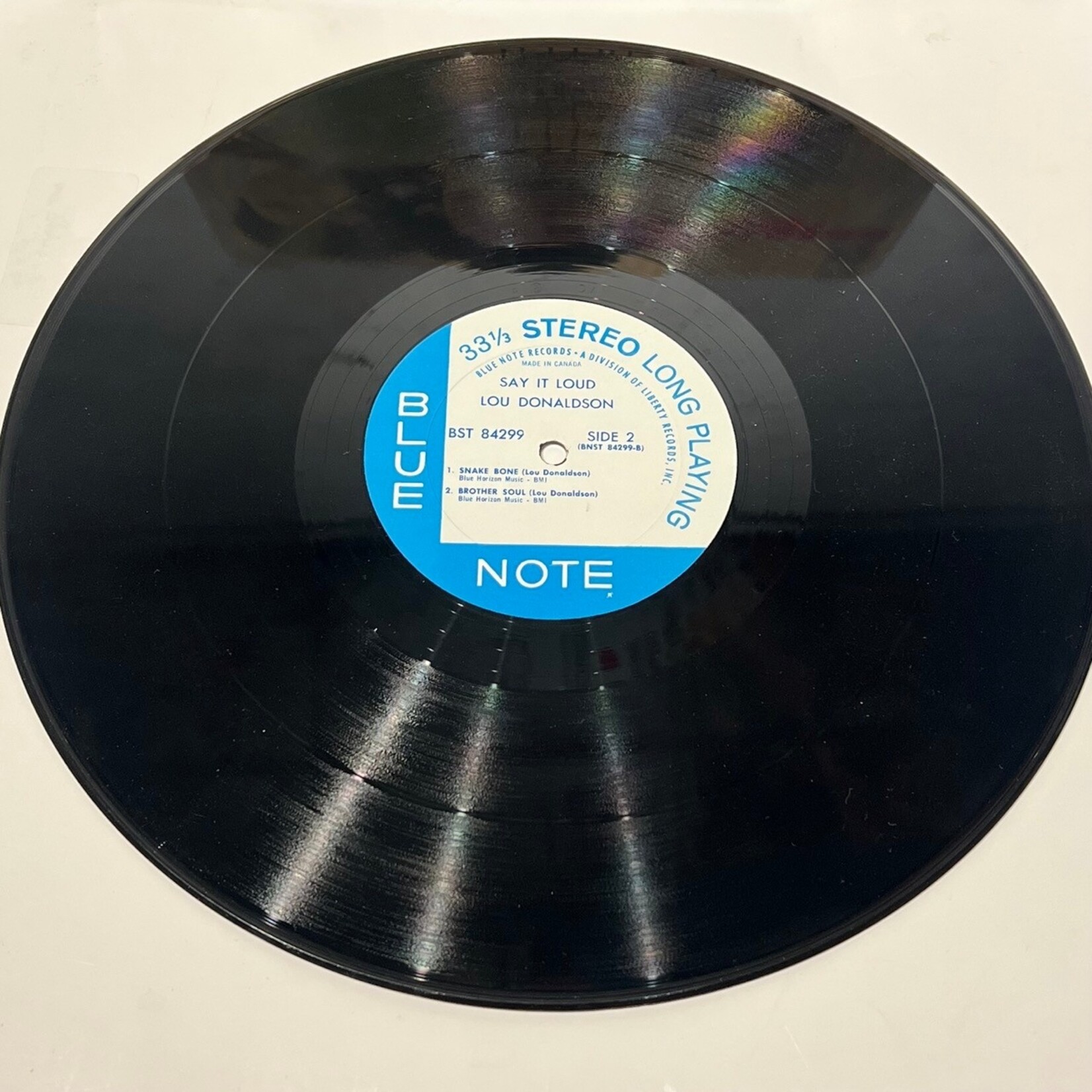 [Kollectible Vinyl] Donaldson, Lou: Say It Loud! (USA, 1969, VG+) [BLUE NOTE]