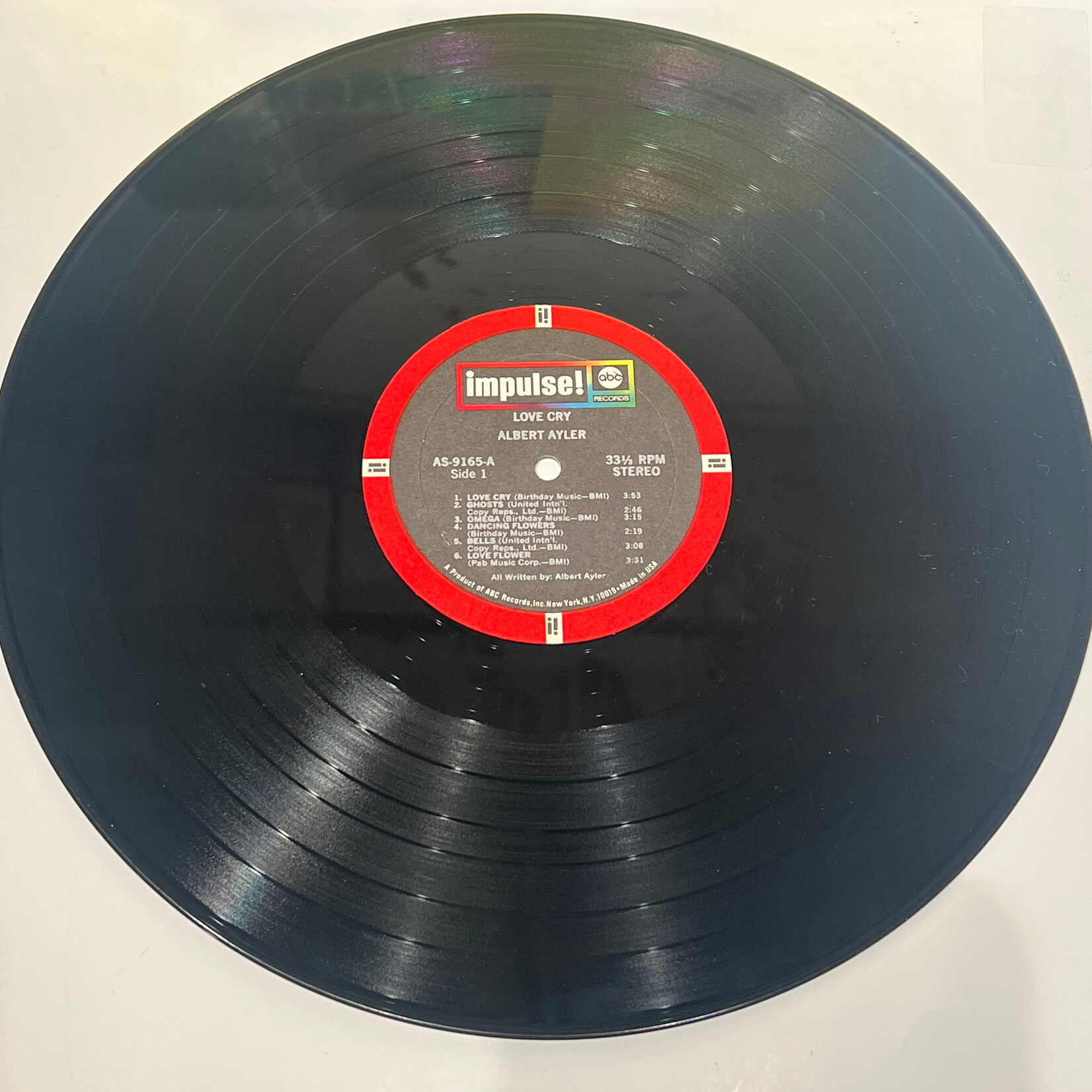 [Kollectible Vinyl] Ayler, Albert: Love Cry (USA, 1968, VG+) [IMPULSE]