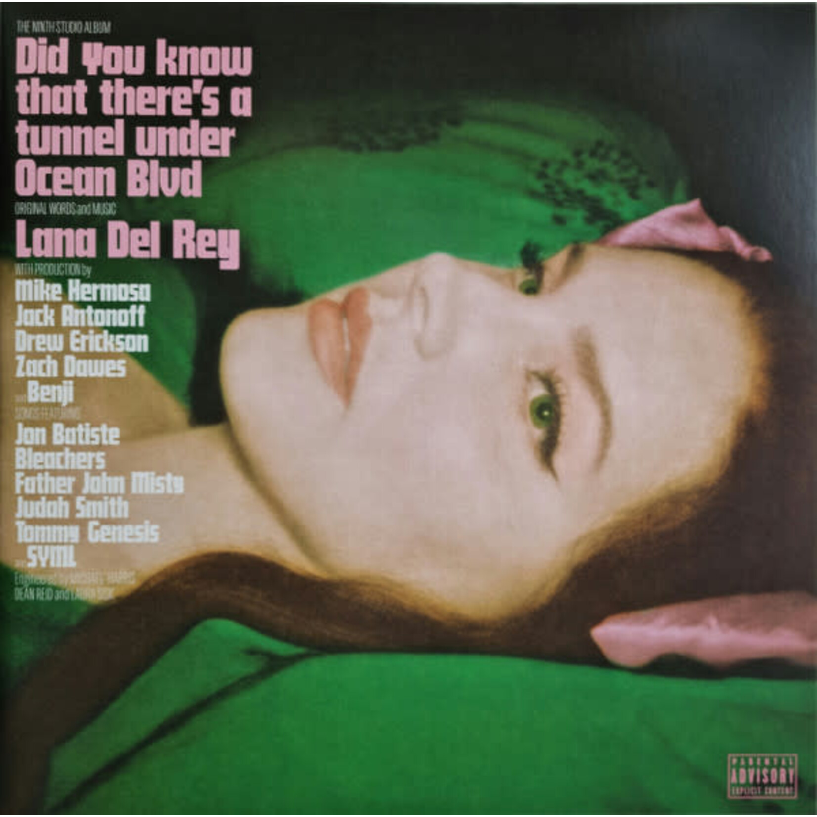 [Kollectible Vinyl] Del Rey, Lana: Did You Know That There's A Tunnel... (Alternate Cover, Pink Wax, Europe, 2023, Sealed) [POLYDOR]