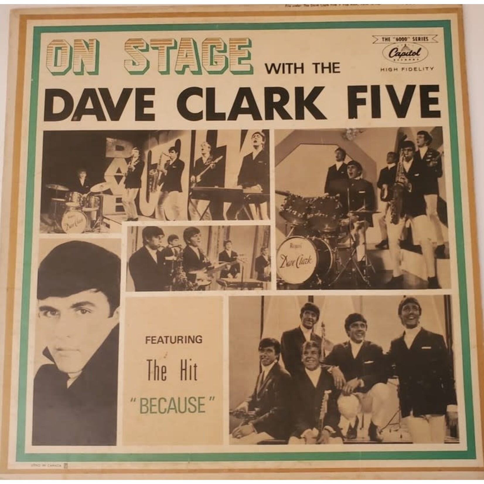 [Vintage Vinyl] Clark, Dave Five: on Stage (Capitol 6000) [VINTAGE]