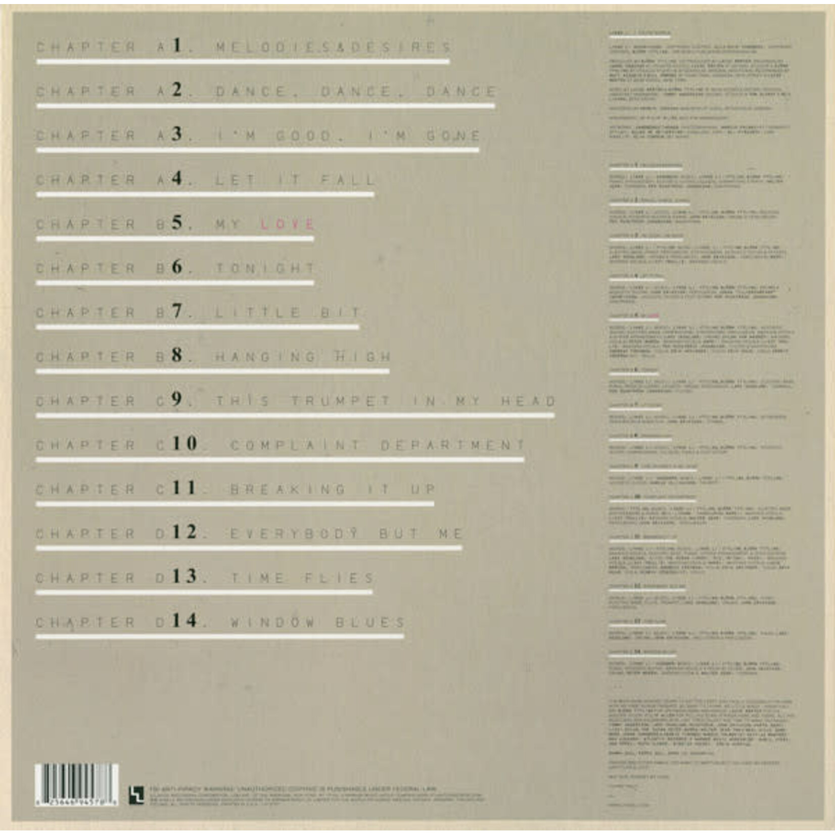 [Kollectible Vinyl] Lykke Li: Youth Novels (2008, USA, VG+) [LL RECORDINGS]