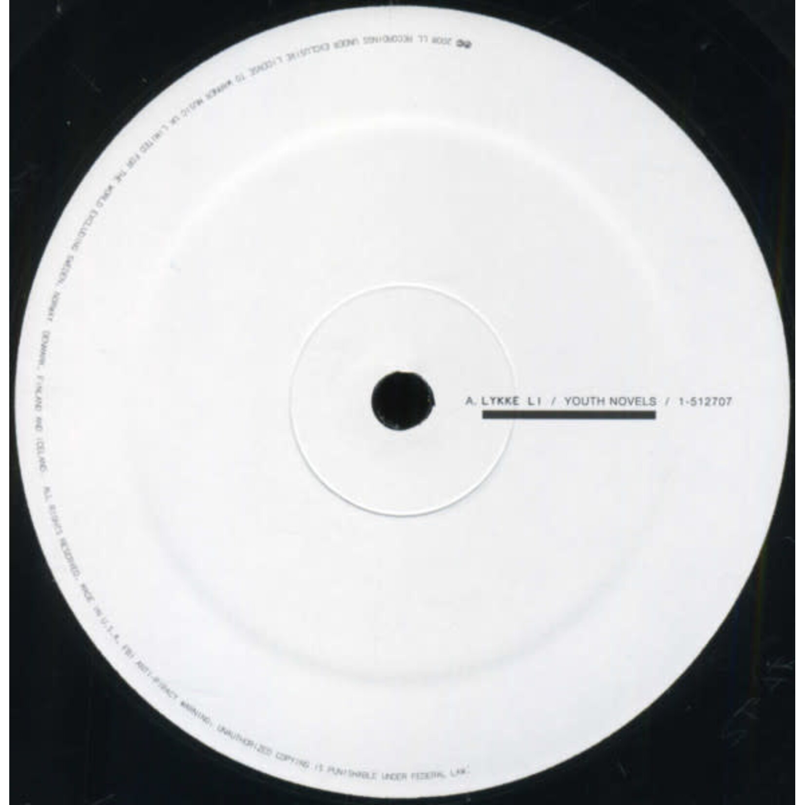 [Kollectible Vinyl] Lykke Li: Youth Novels (2008, USA, VG+) [LL RECORDINGS]