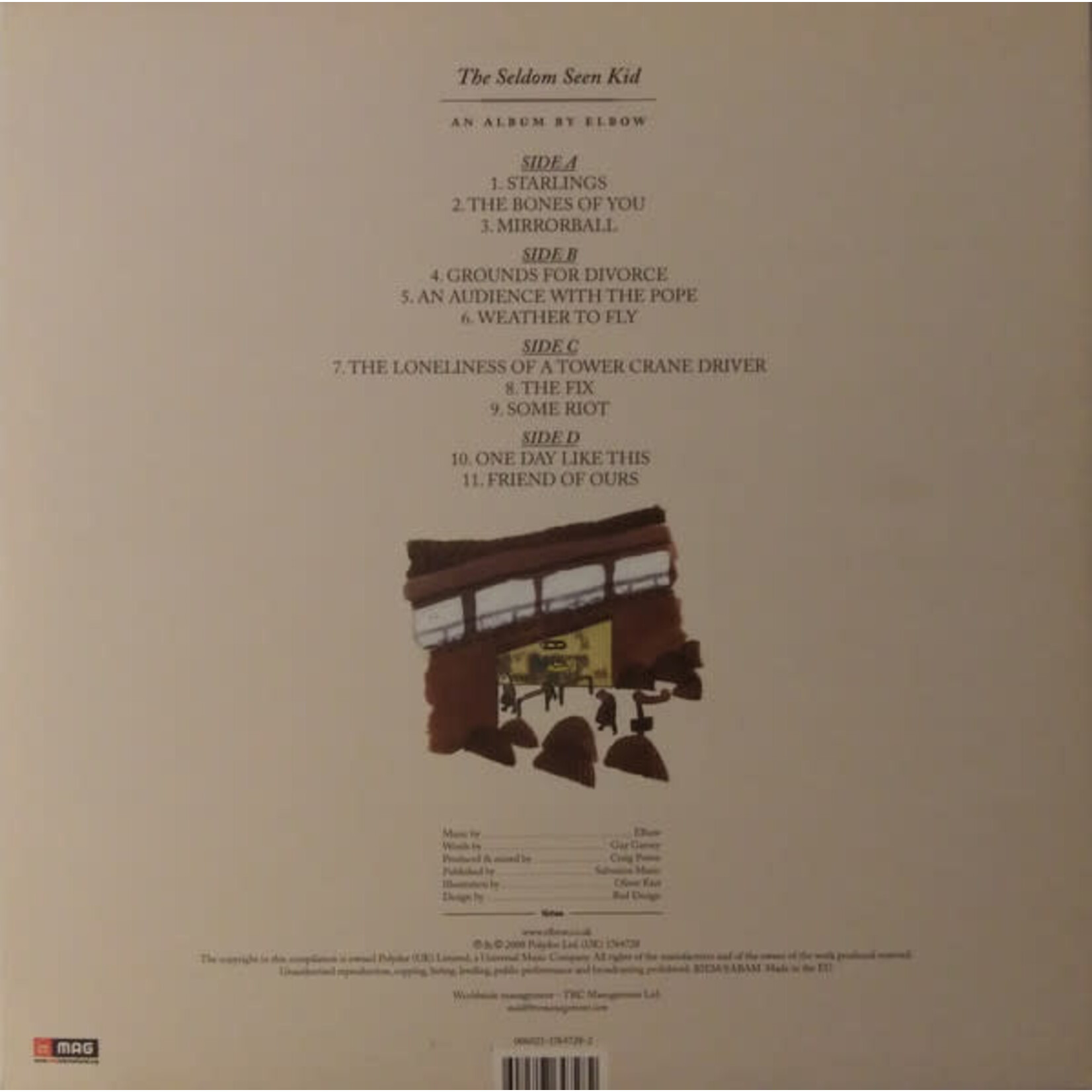[Kollectible Vinyl] Elbow: The Seldom Seen Kid (2008, Europe, 2x12 45 RPM, VG+) [FICTION]