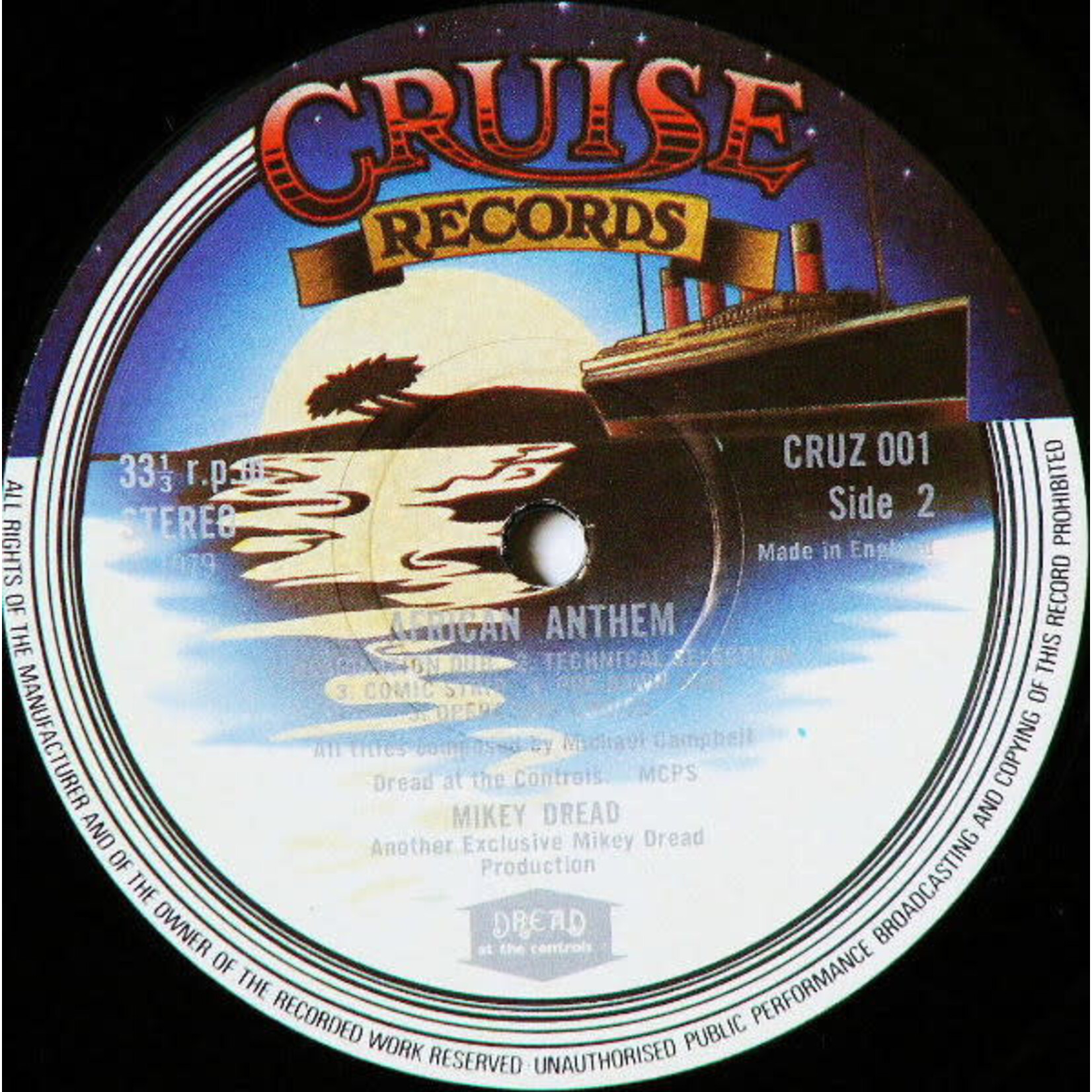 [Kollectible Vinyl] Mikey Dread: African Anthem (1979, UK, VG) [CRUISE]