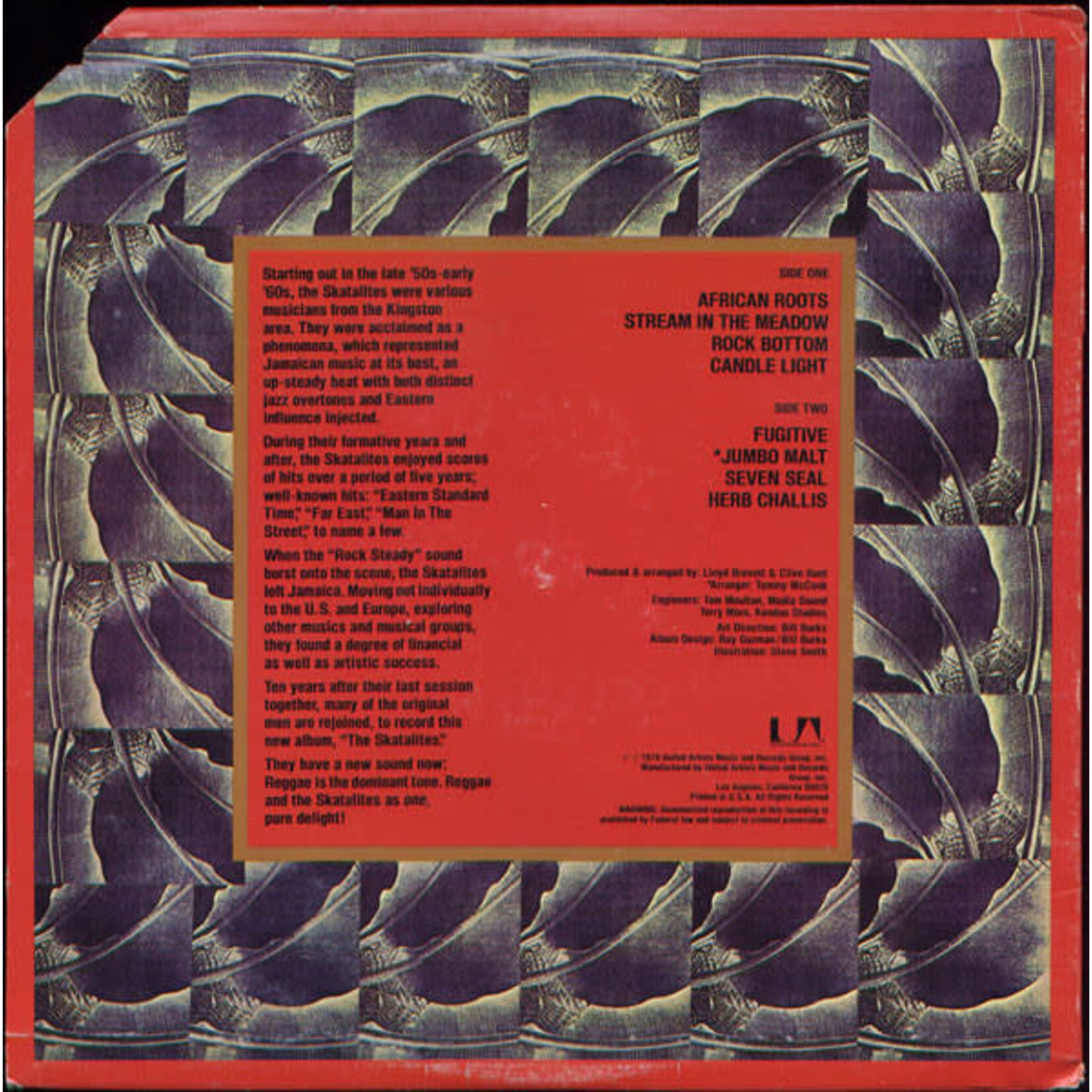 [Kollectible Vinyl] Skatalites, The: African Roots (1978, USA, Vintage, Sealed) [UNITED ARTISTS]