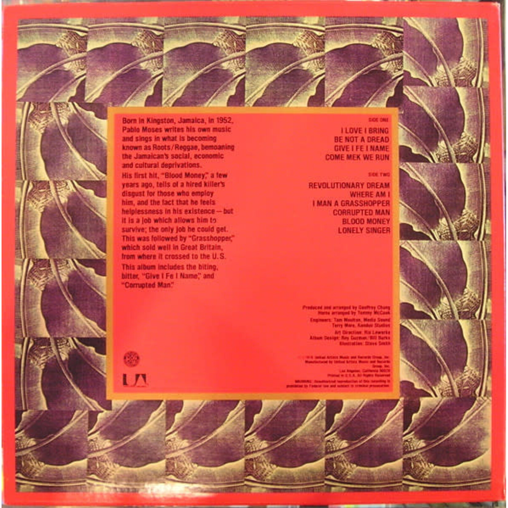 [Kollectible Vinyl] Moses, Pablo: I Love I Bring (1978, USA, Vintage, Sealed) [UNITED ARTISTS]