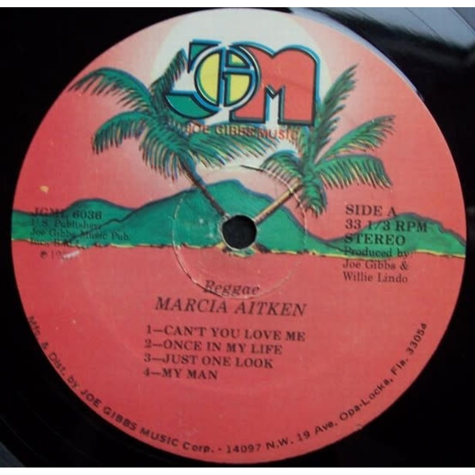 [Kollectible Vinyl] Aitken, Marcia: Reggae Impact (1981, USA, VG+) [JOE GIBBS MUSIC]