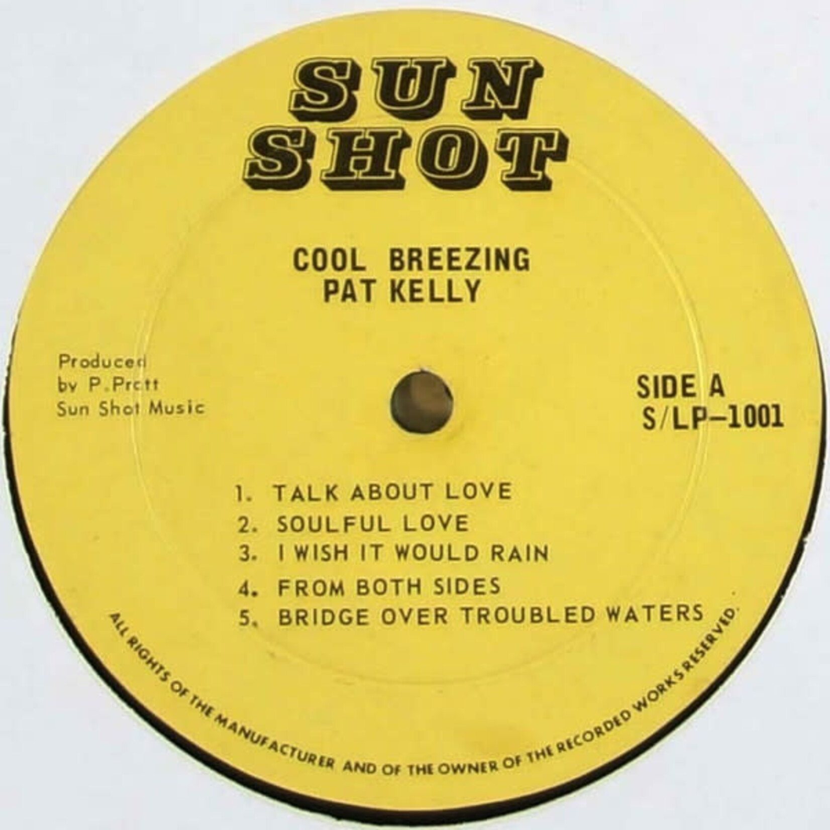 [Kollectible Vinyl] Kelly, Pat: Cool Breezing (1971, USA, VG) [SUNSHOT]