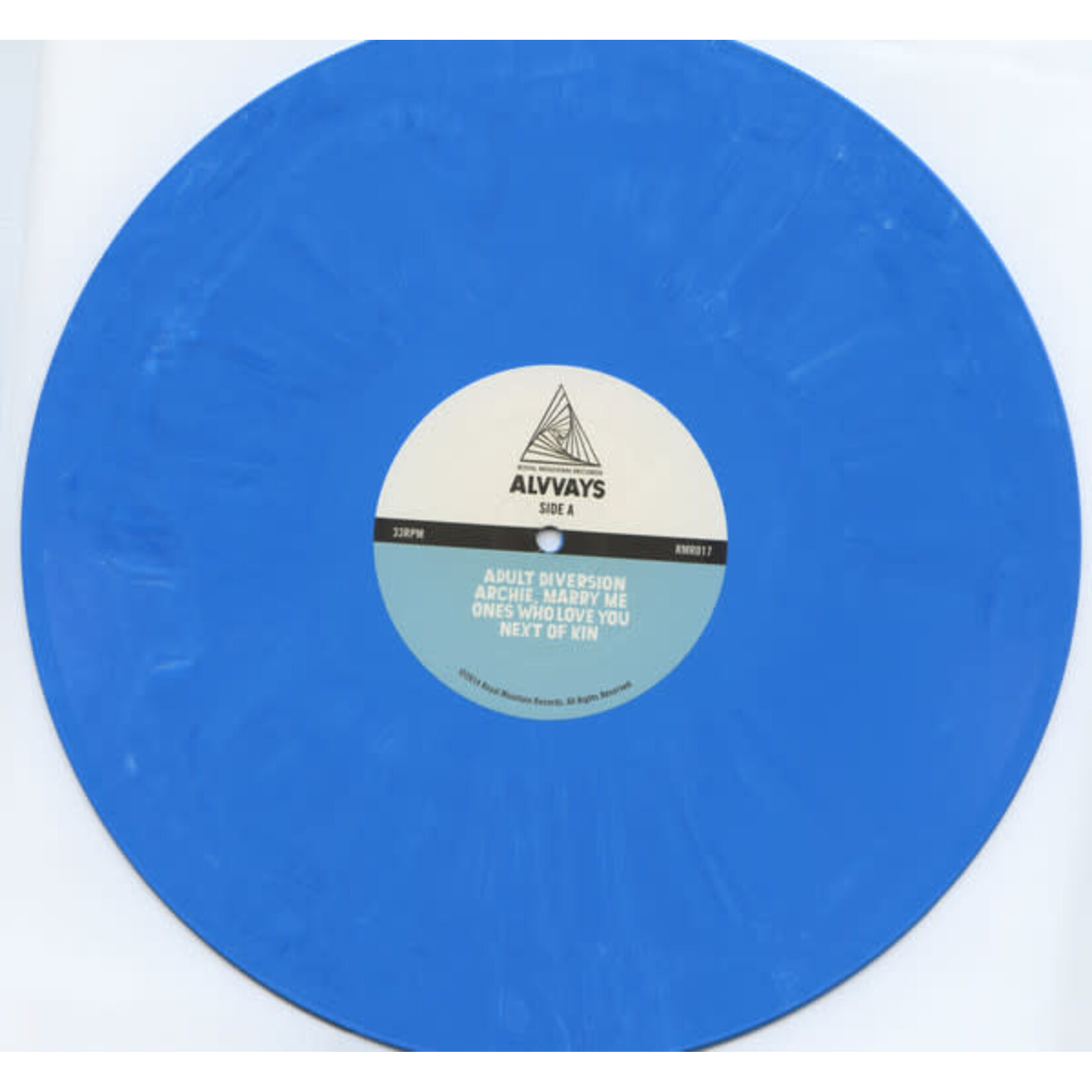 [Kollectible Vinyl] Alvvays: Self-titled (2014, Canada, Blue Marble Splatter, VG+) [ROYAL MOUNTAINS]