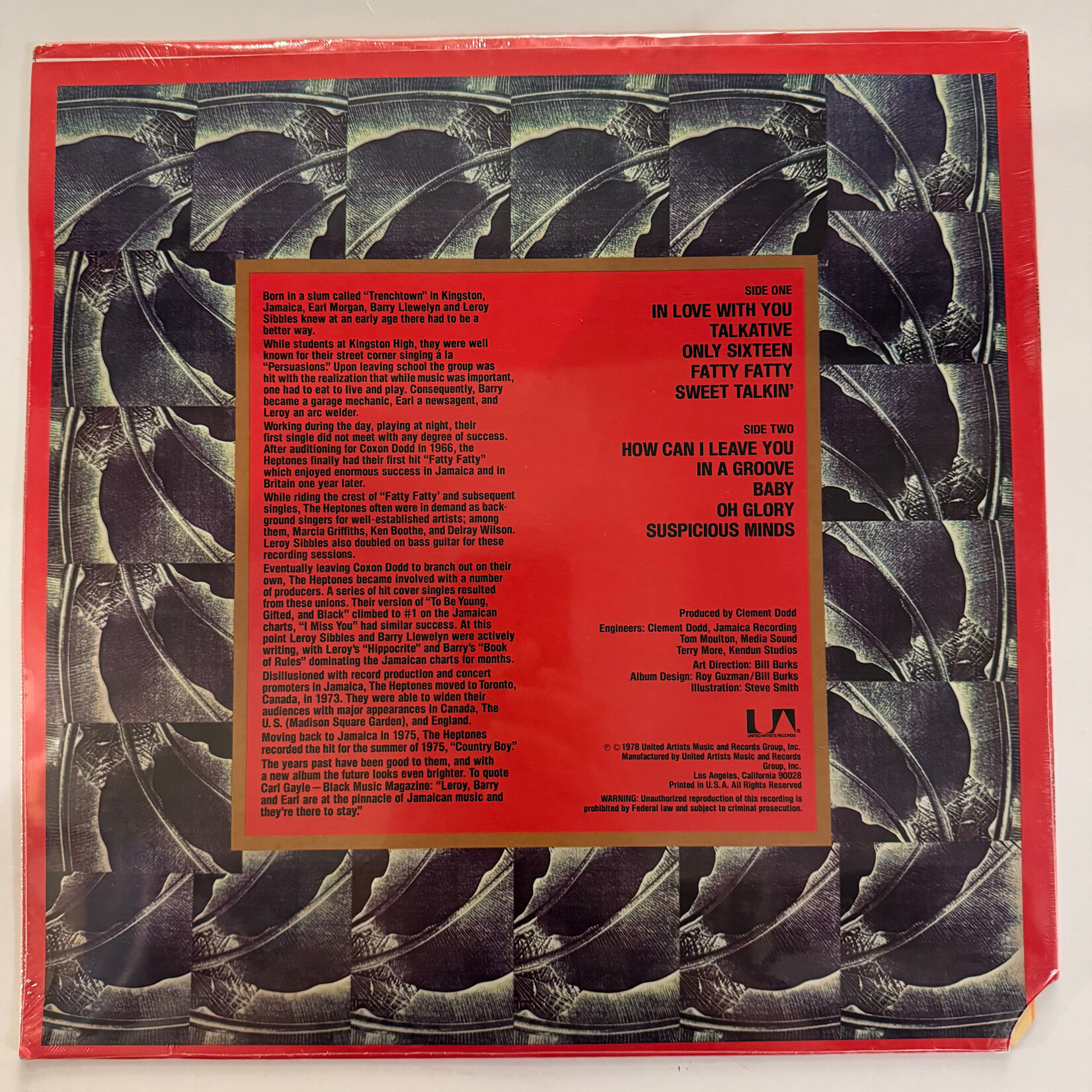 [Kollectible Vinyl] The Heptones: In Love With You (1978, USA, Vintage, Sealed) [UNITED ARTISTS]