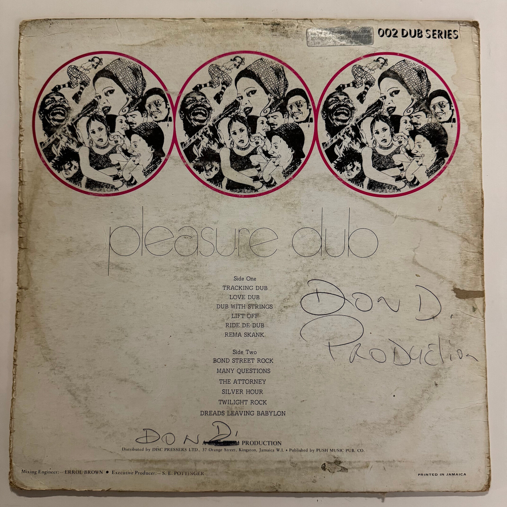 [Kollectible Vinyl] Brown, Errol: Pleasure Dub (1976, Jamaica, G+) [TREASURE ISLE]