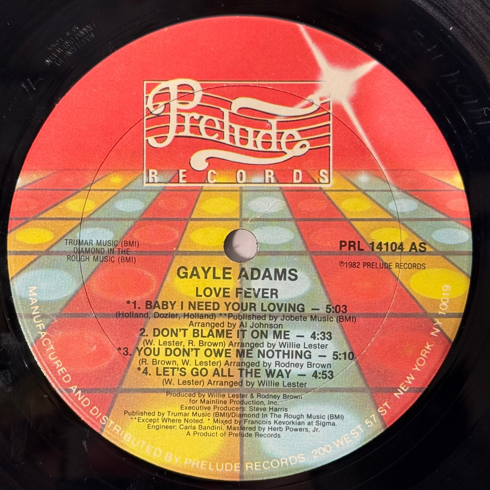 [Kollectible Vinyl] Adams, Gayle: Love Fever (1982, USA, VG) [PRELUDE]