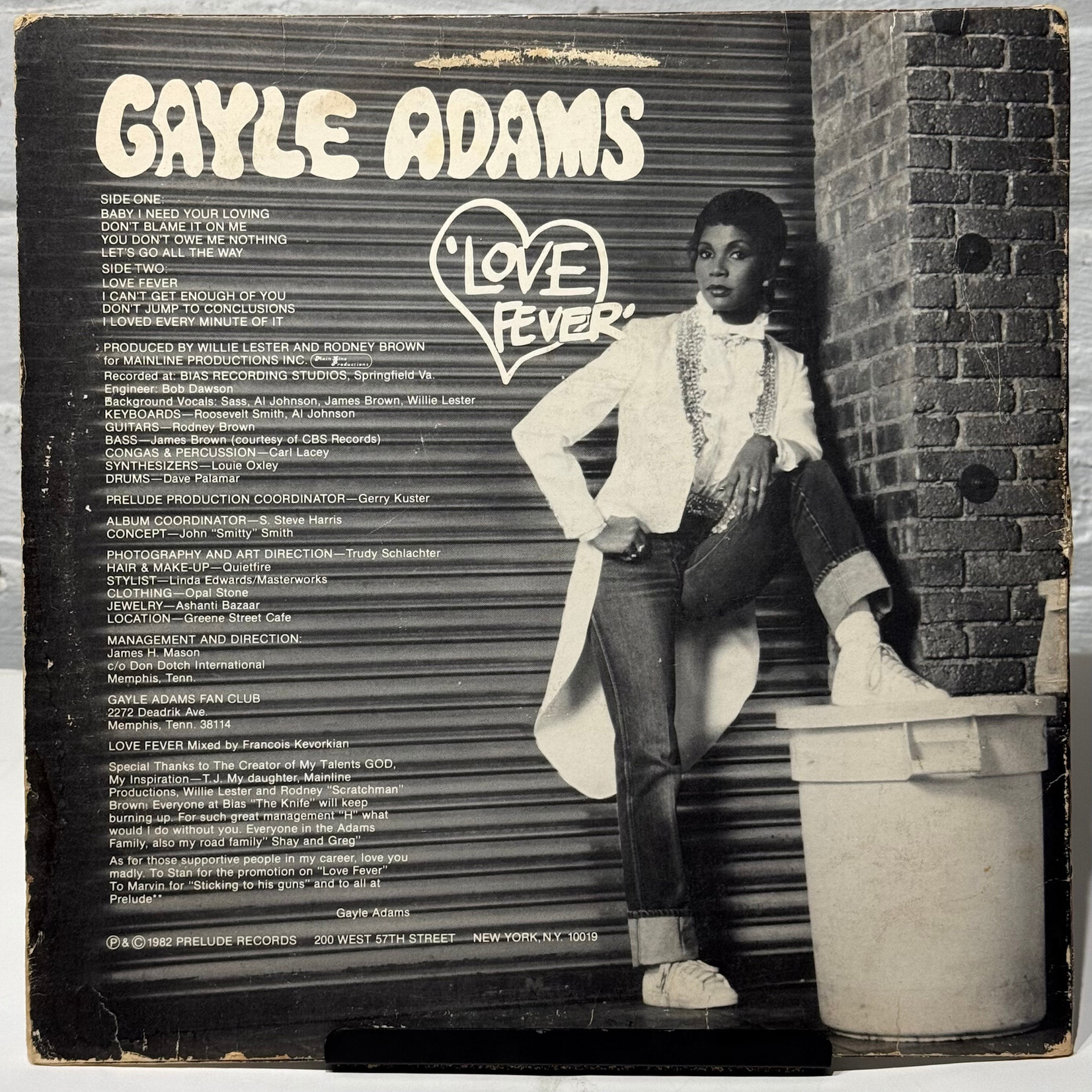 [Kollectible Vinyl] Adams, Gayle: Love Fever (1982, USA, VG) [PRELUDE]