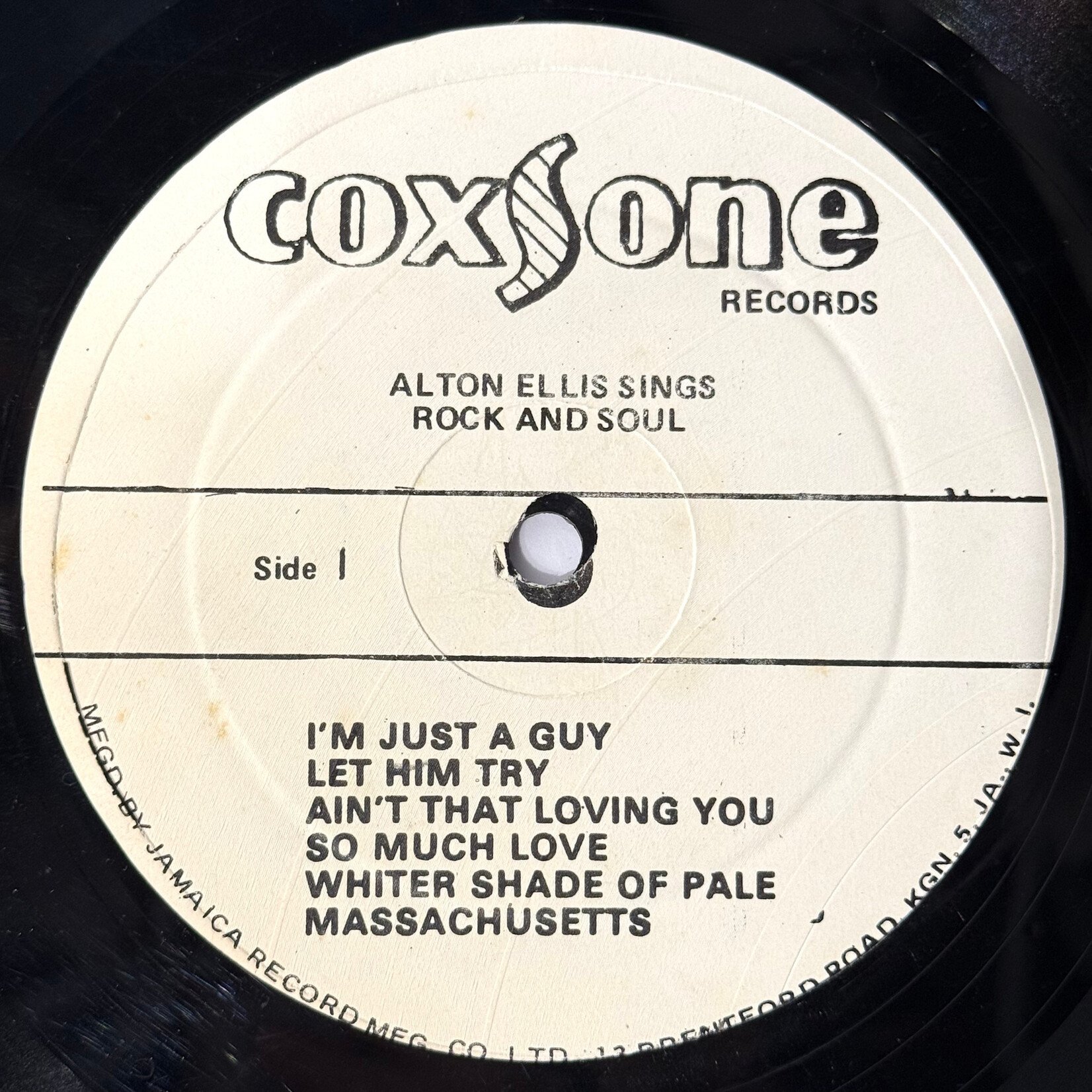 [Kollectible Vinyl] Ellis, Alton: Sings Rock And Soul (1960s, Jamaica, VG) [COXSONE]