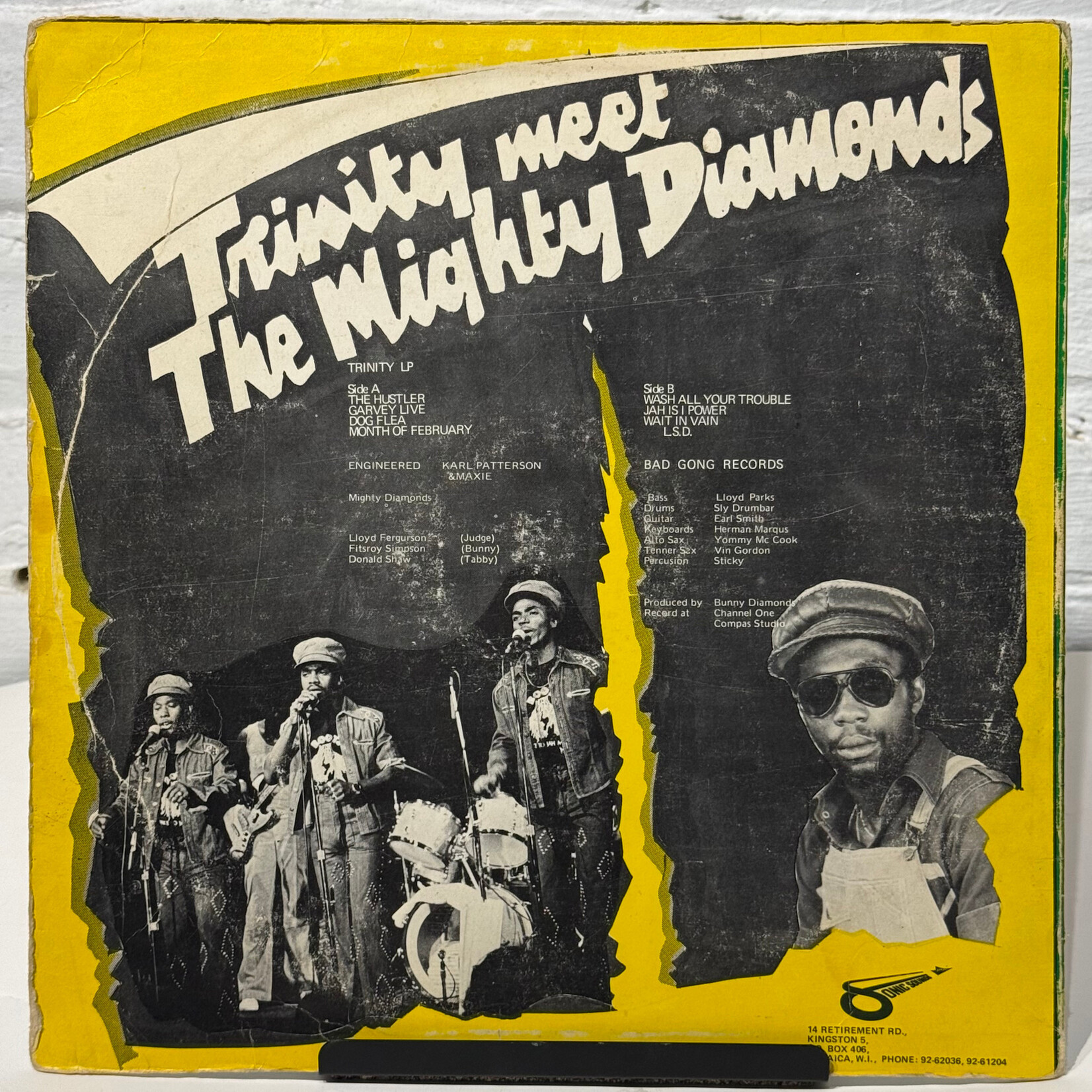 [Kollectible Vinyl] Trinity Meet The Mighty Diamonds: Self-titled (1978, Jamaica, VG) [GORGON]