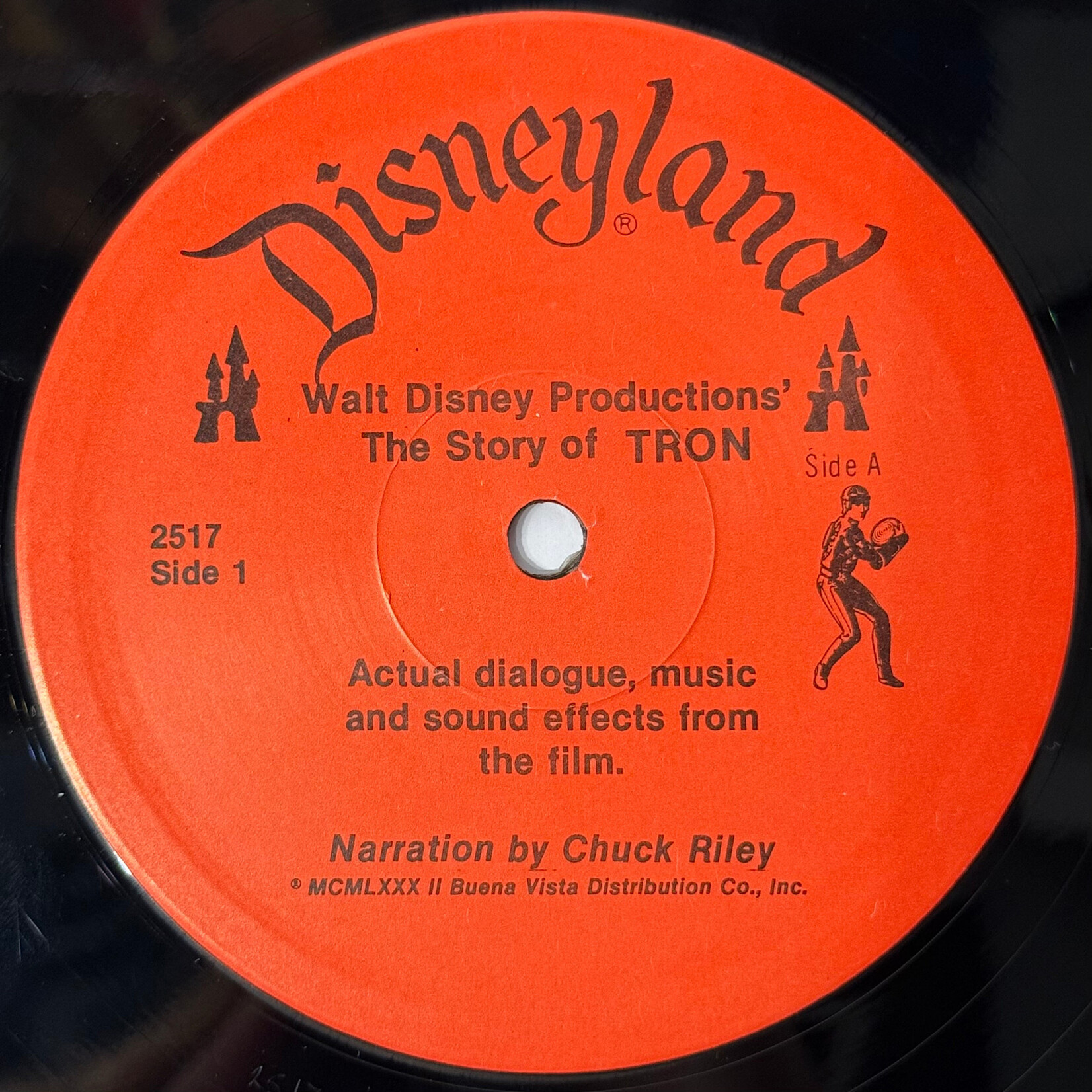 [Kollectible Vinyl] Riley, Chuck: The Story Of Tron (1982, Canada, In Shrink, VG+) [DISNEYLAND]