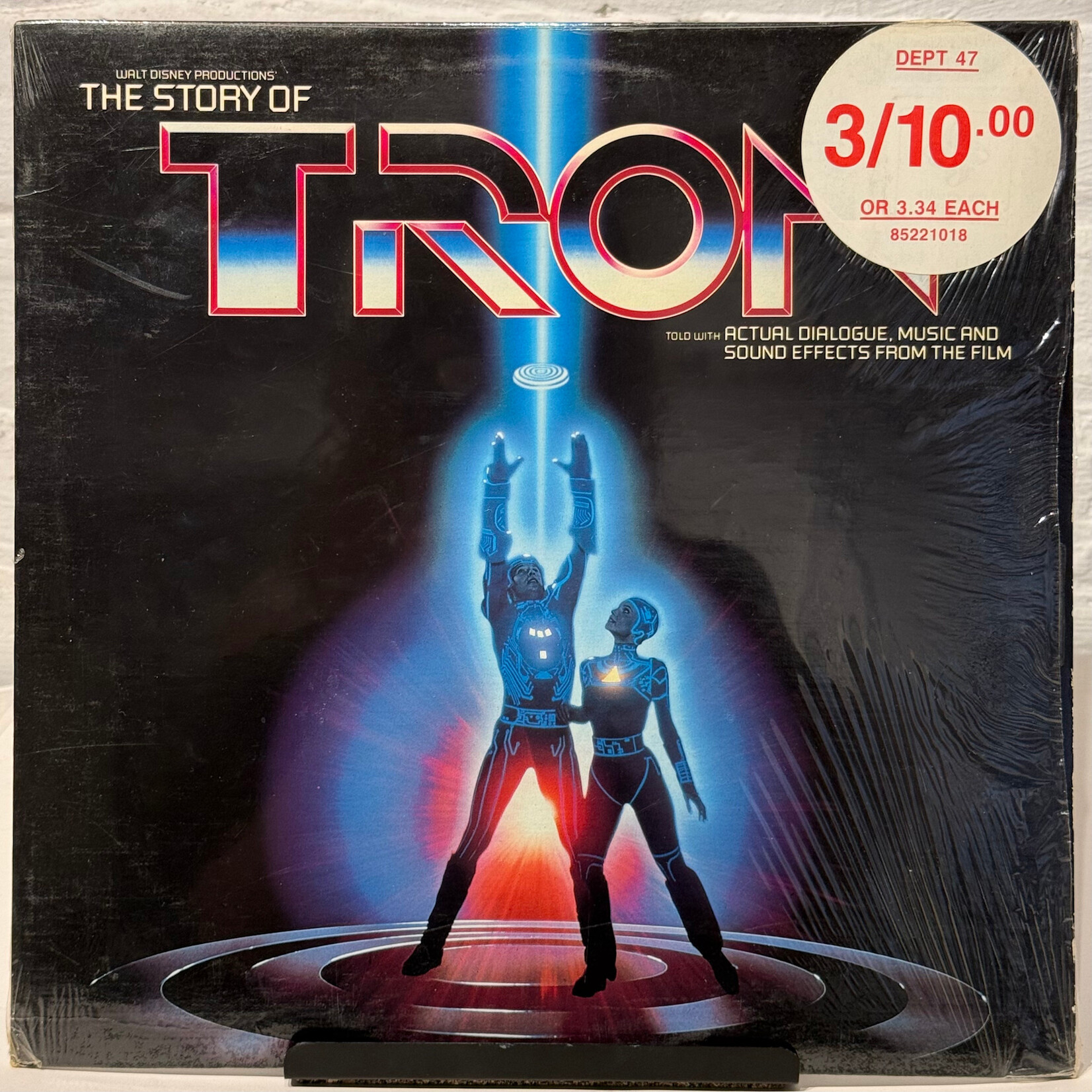 [Kollectible Vinyl] Riley, Chuck: The Story Of Tron (1982, Canada, In Shrink, VG+) [DISNEYLAND]