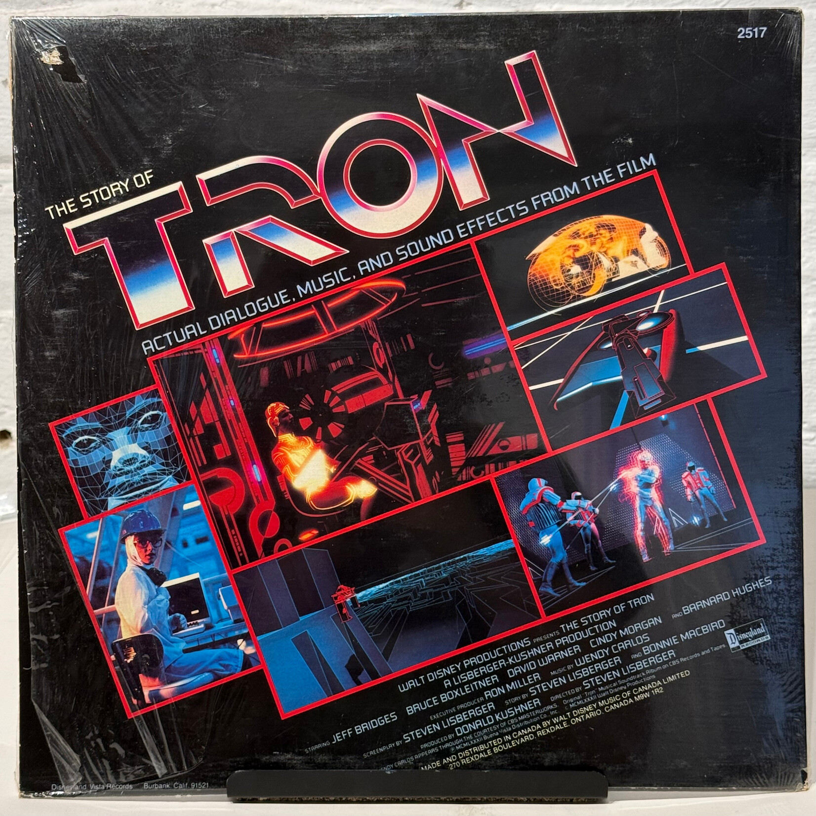 [Kollectible Vinyl] Riley, Chuck: The Story Of Tron (1982, Canada, In Shrink, VG+) [DISNEYLAND]