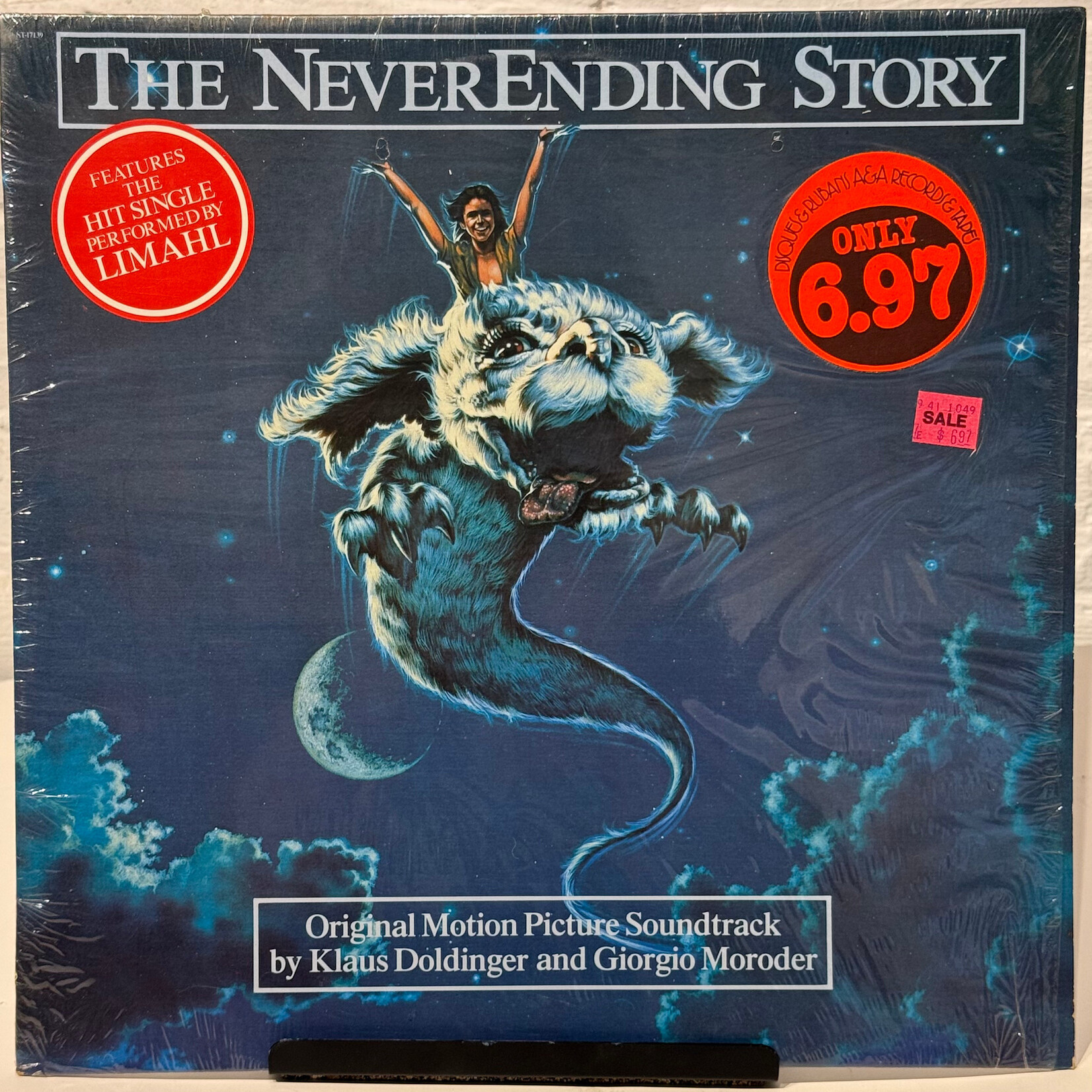 [Kollectible Vinyl] Moroder, Giorgio and Klaus Doldinger: The NeverEnding Story (Original Motion Picture Soundtrack) (1984, Canada, In Shrink, VG+) [EMI]