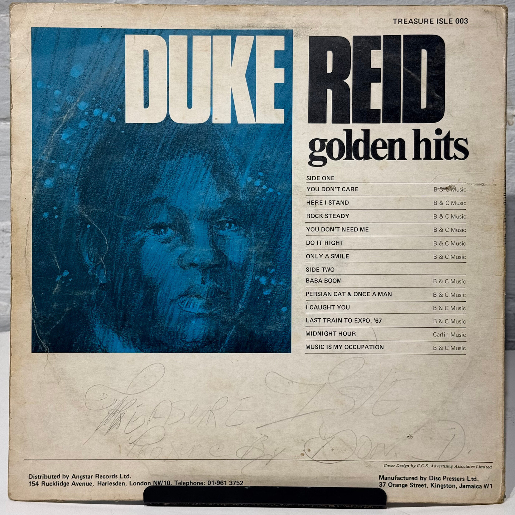 [Kollectible Vinyl] V/A: Duke Reid's Golden Hits (1970, Jamaica,  VG) [TREASURE ISLE]