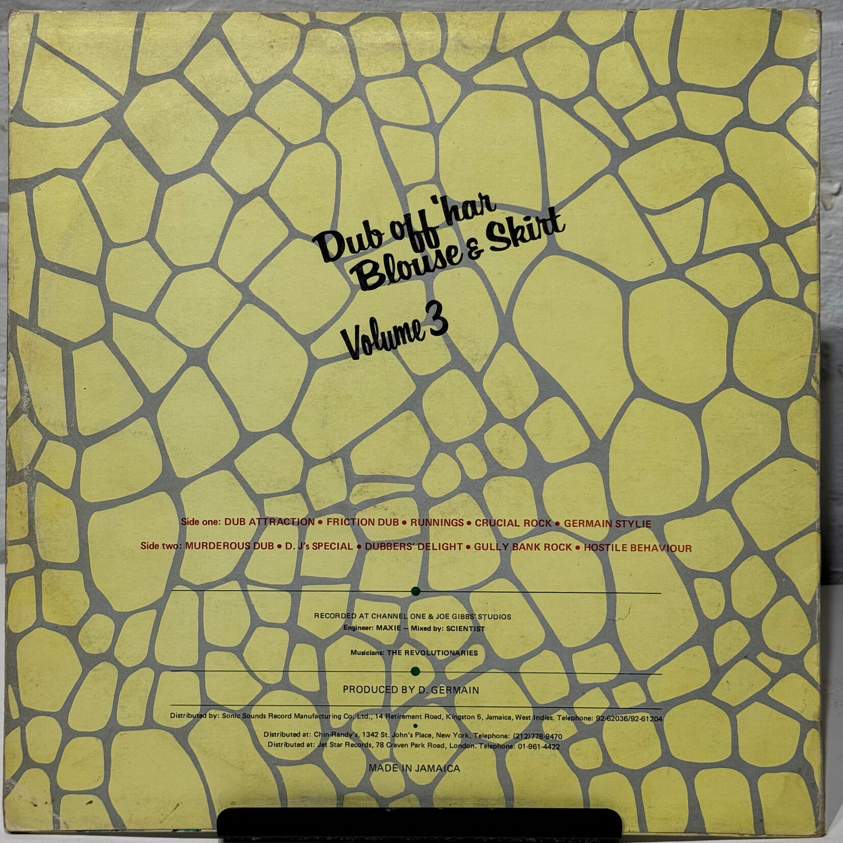 [Kollectible Vinyl] Revolutionaries: Dub off 'Har' Blouse & Skirt - Volume 03 (Dub, 1981, Jamaica, VG) [RUB-A-DUB]