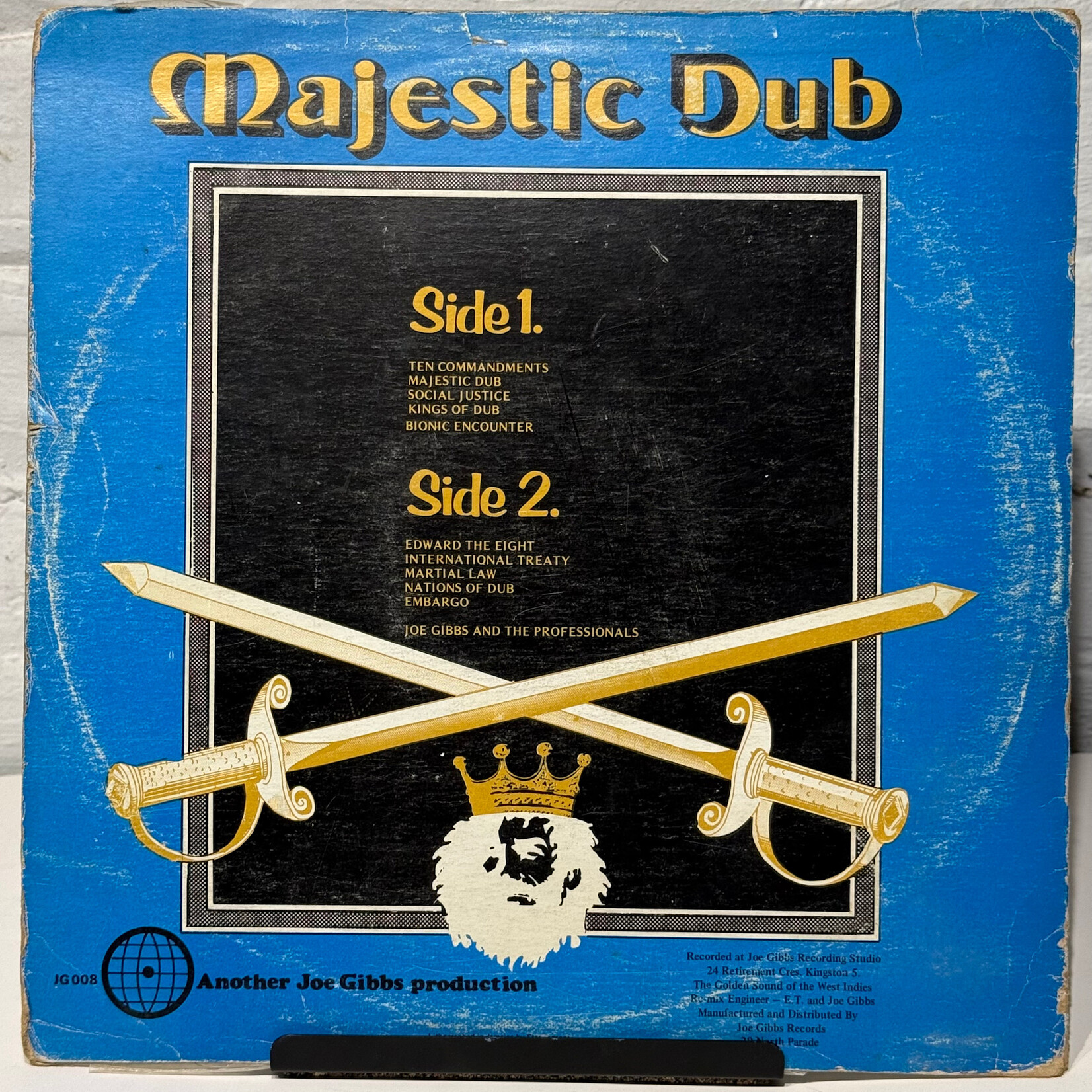 [Kollectible Vinyl] Gibbs, Joe: Majestic Dub (1979, Jamaica, VG) [JOE GIBBS]