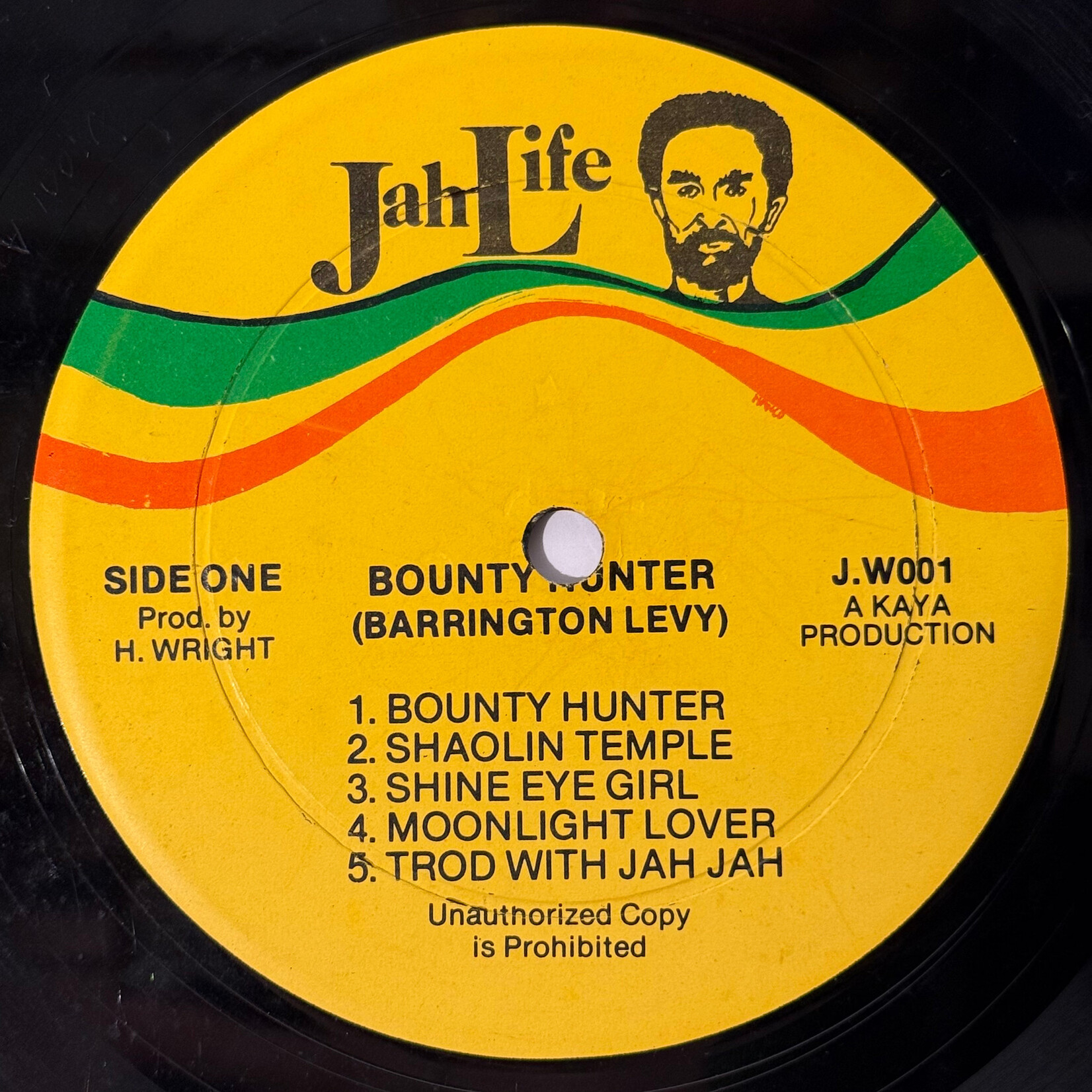 [Kollectible Vinyl] Levy, Barrington: Bounty Hunter (1979, USA, VG) [JAH LIFE]