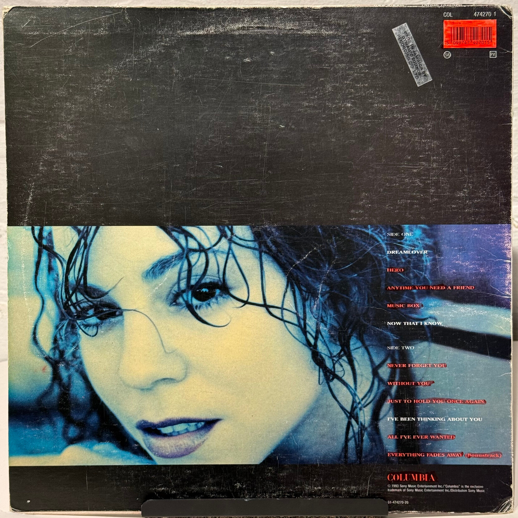 [Kollectible Vinyl] Carey, Mariah: Music Box (1993, Jamaica, VG) [COLUMBIA]