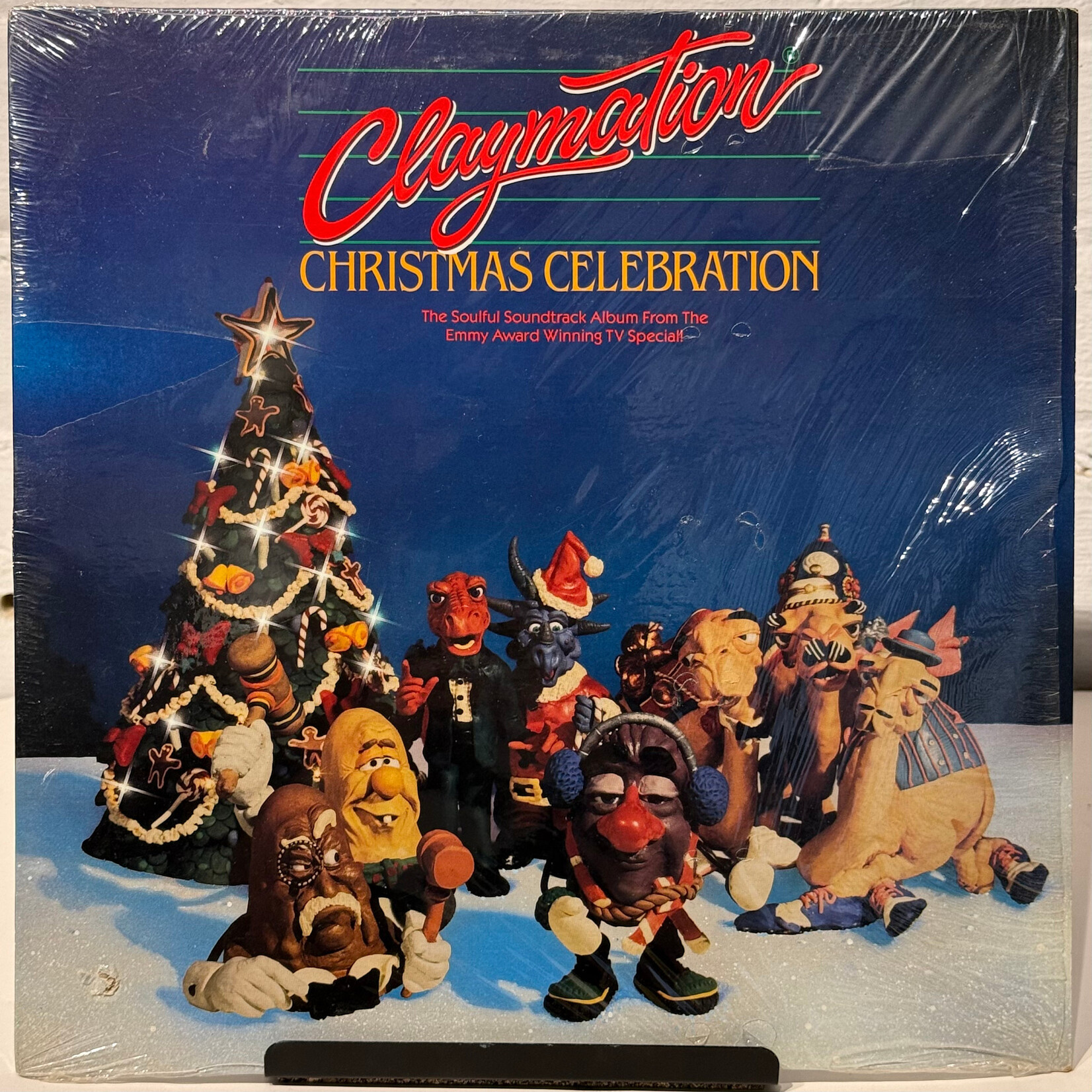 [Kollectible Vinyl] V/A: Claymation Christmas Celebration - The Soulful Soundtrack Album From The Emmy Award Winning TV Special! (1988, Canada, VG+) [ATLANTIC]