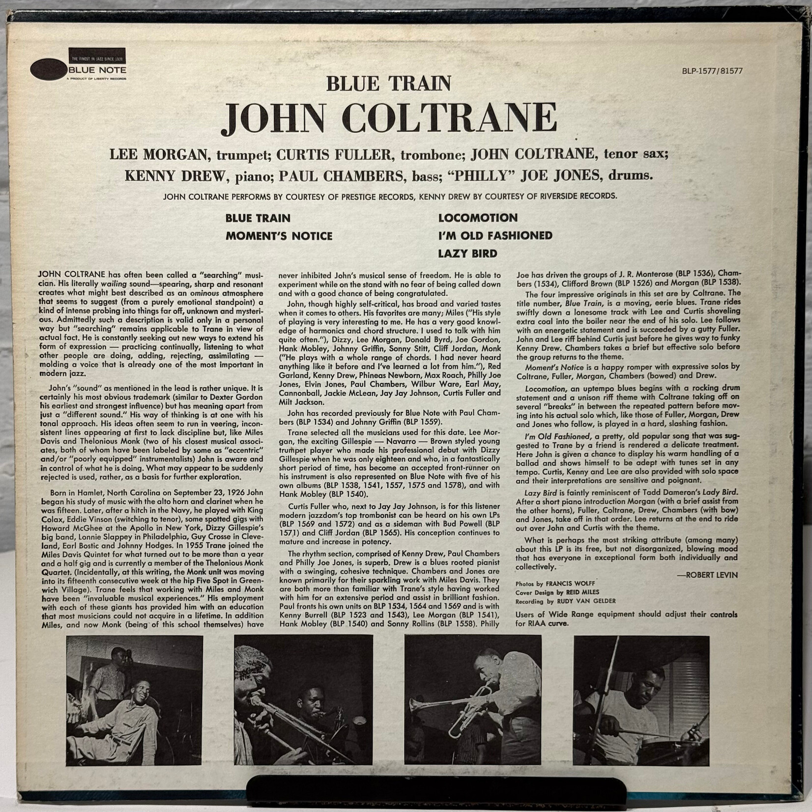 [Kollectible Vinyl] Coltrane, John: Blue Train (Non-Van Gelder, 1967, USA, VG+) [BLUE NOTE]
