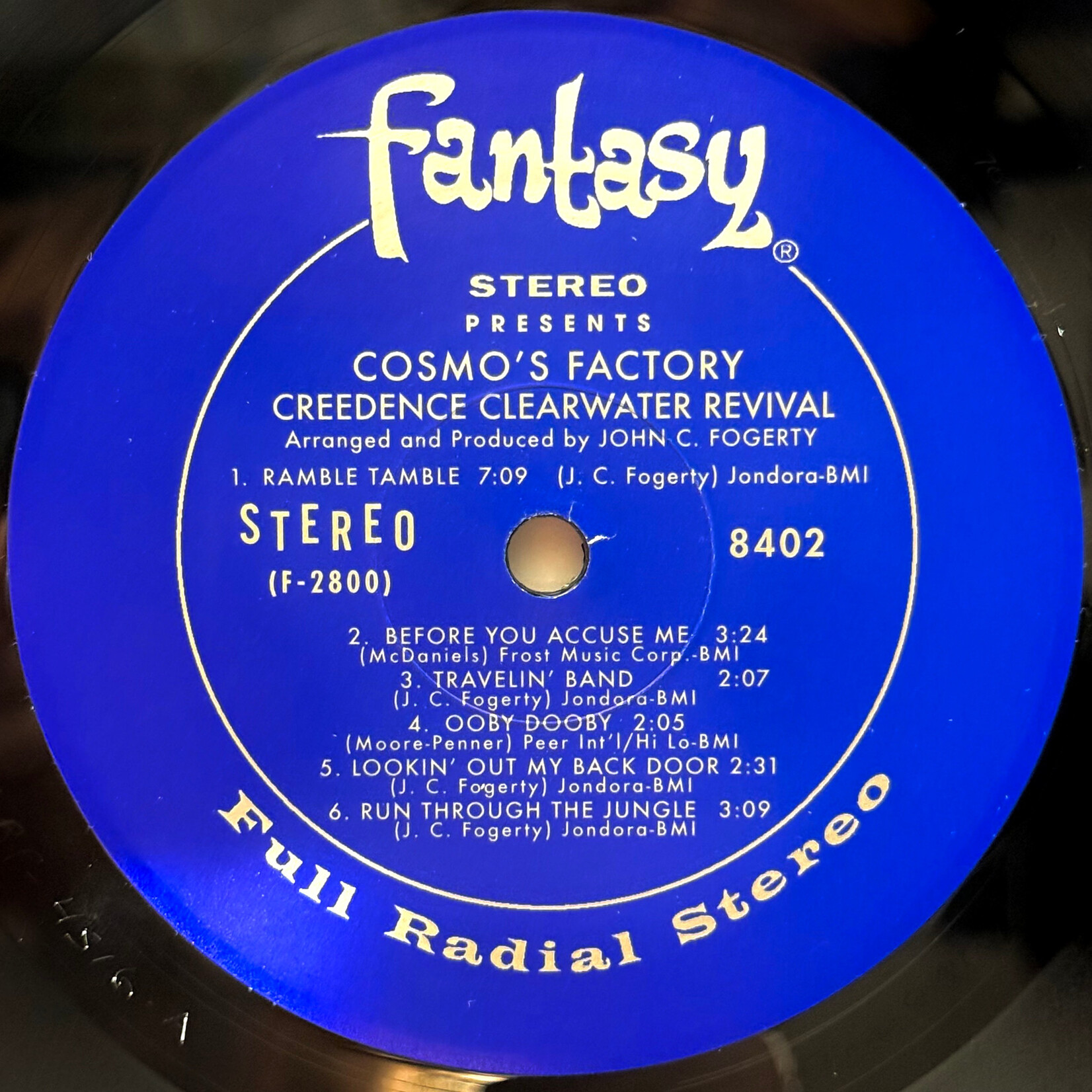[Kollectible Vinyl] Creedence Clearwater Revival: Cosmo's Factory (200g, Audiophile, 2014, USA, EX)