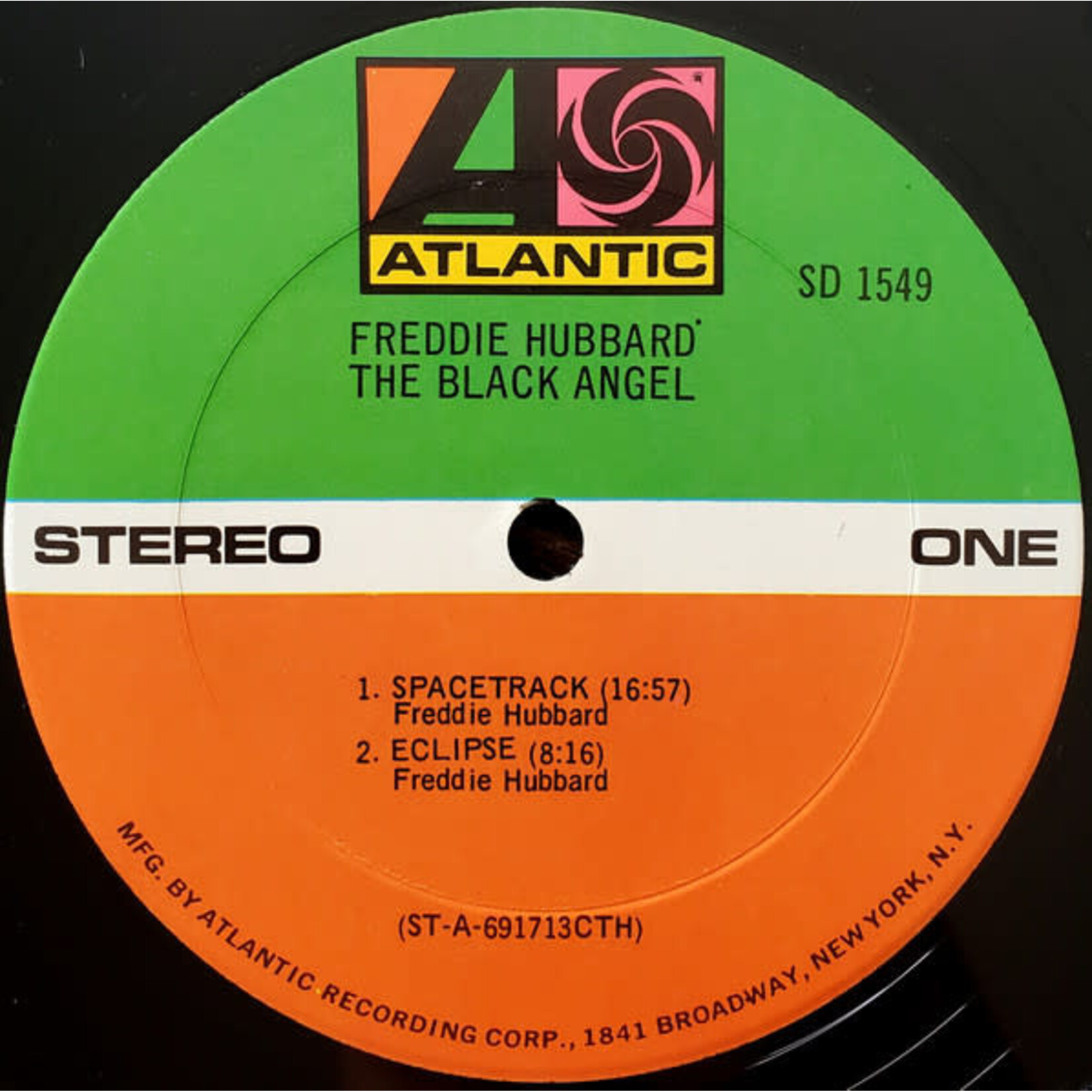 [Kollectible Vinyl] Hubbard, Freddie: The Black Angel (1970, USA, VG+) [ATLANTIC]