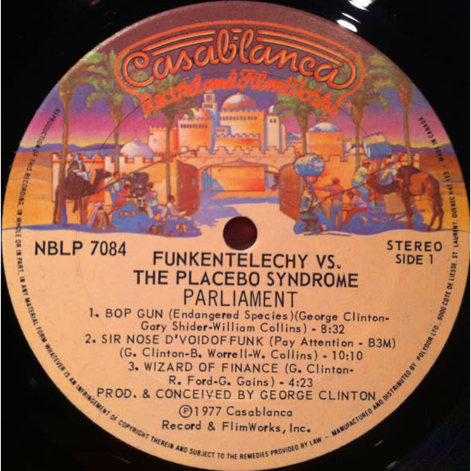 [Kollectible Vinyl] Parliament: Funkentelechy Vs. The Placebo Syndrome (1977, Canada, w/ poster+book, VG+) [CASABLANCA]