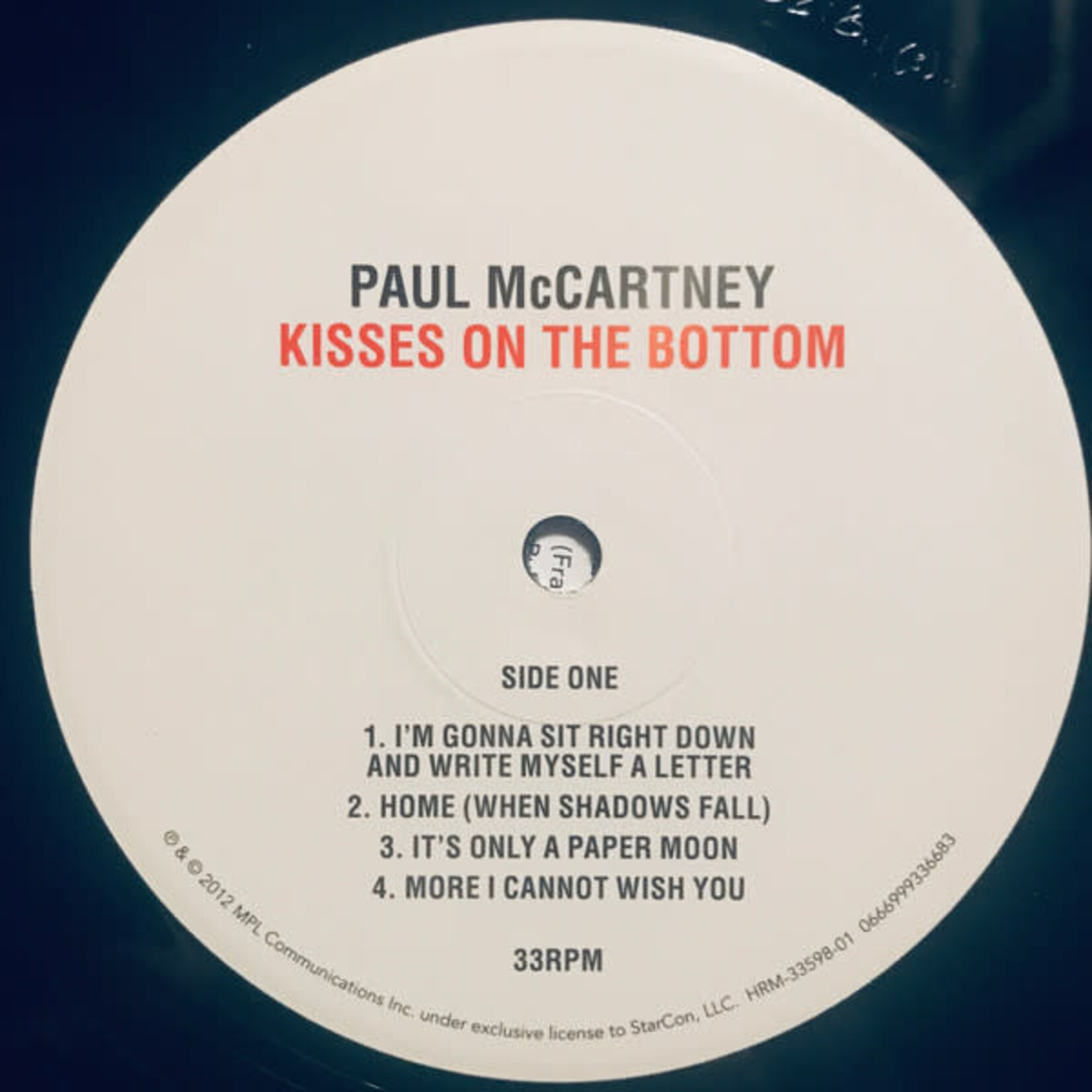 [Kollectible Vinyl] McCartney, Paul: Kisses On The Bottom (2012, USA, VG+) [MPL]