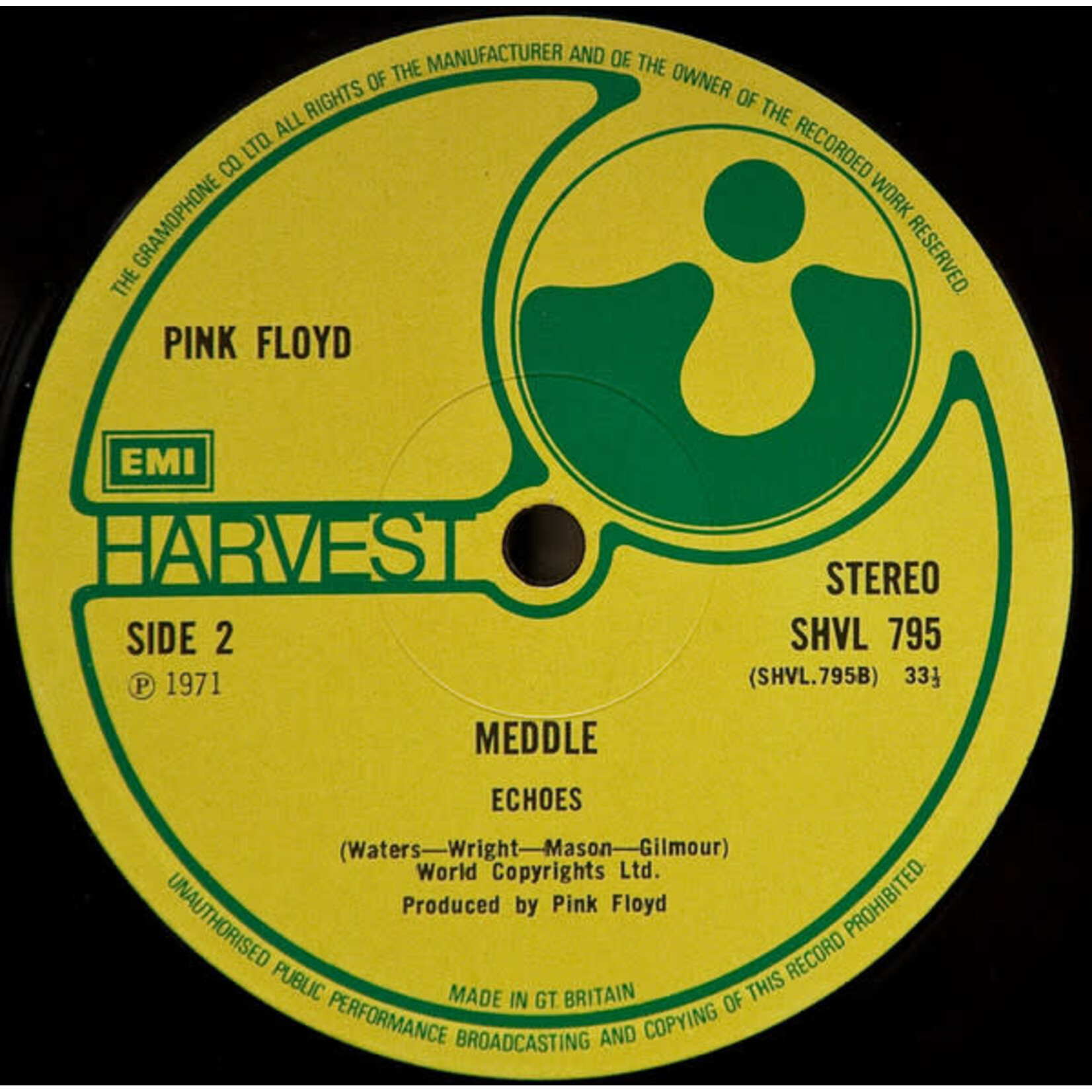 [Kollectible Vinyl] Pink Floyd: Meddle (1971, UK, VG) [HARVEST]