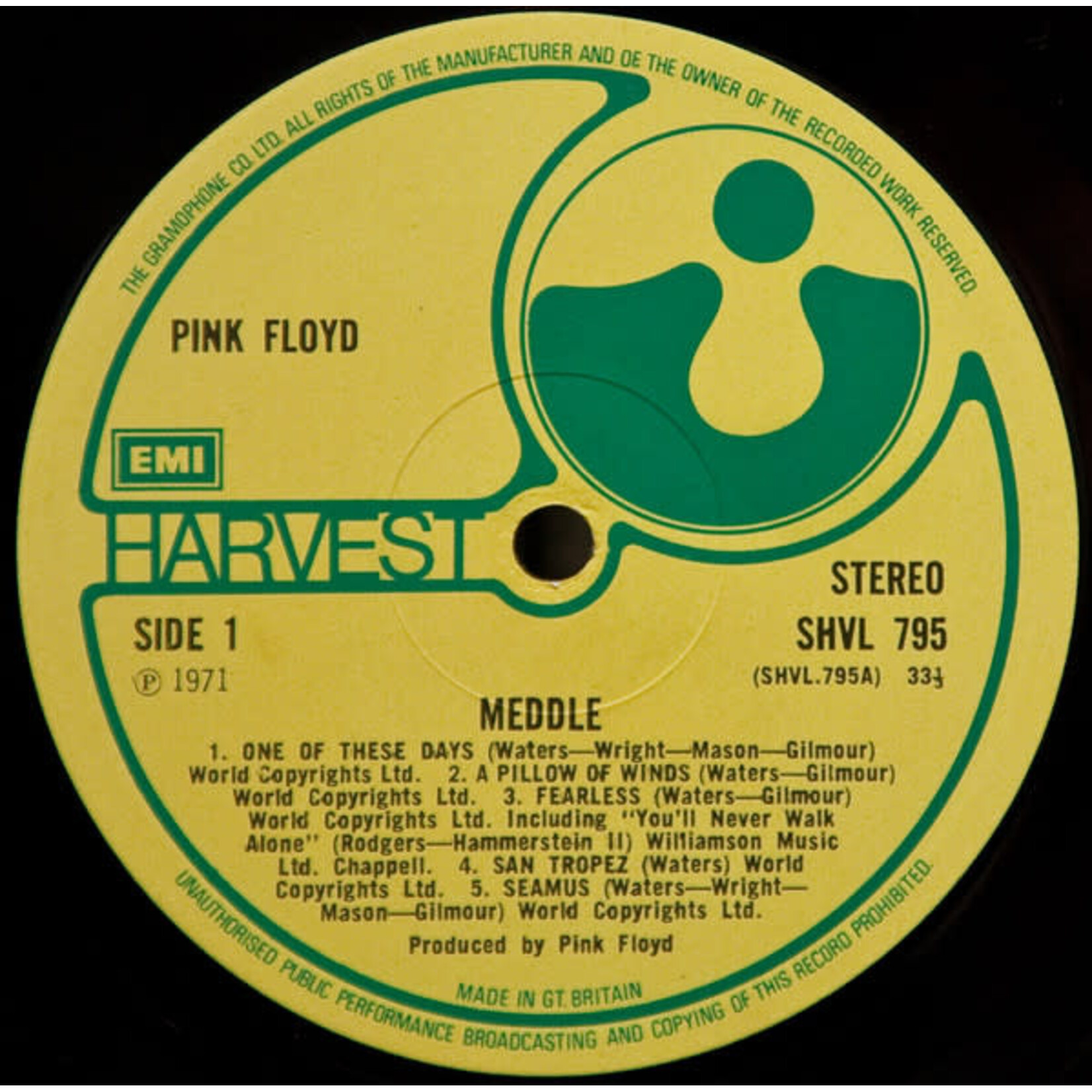 [Kollectible Vinyl] Pink Floyd: Meddle (1971, UK, VG) [HARVEST]
