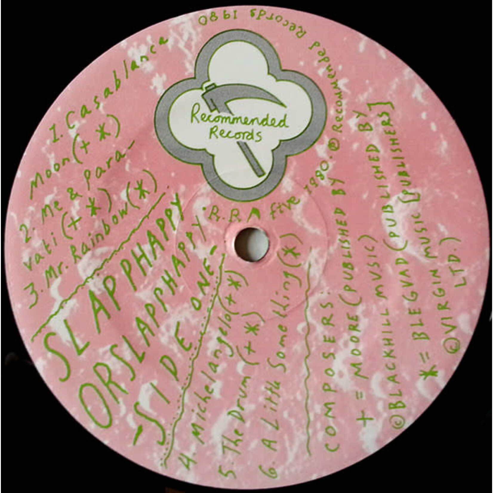 [Kollectible Vinyl] Slapp Happy: Slapp Happy Or Slapp Happy - Acnalbasac Noom (1980, UK, w/ Insert, VG+) [RECOMMENDED]