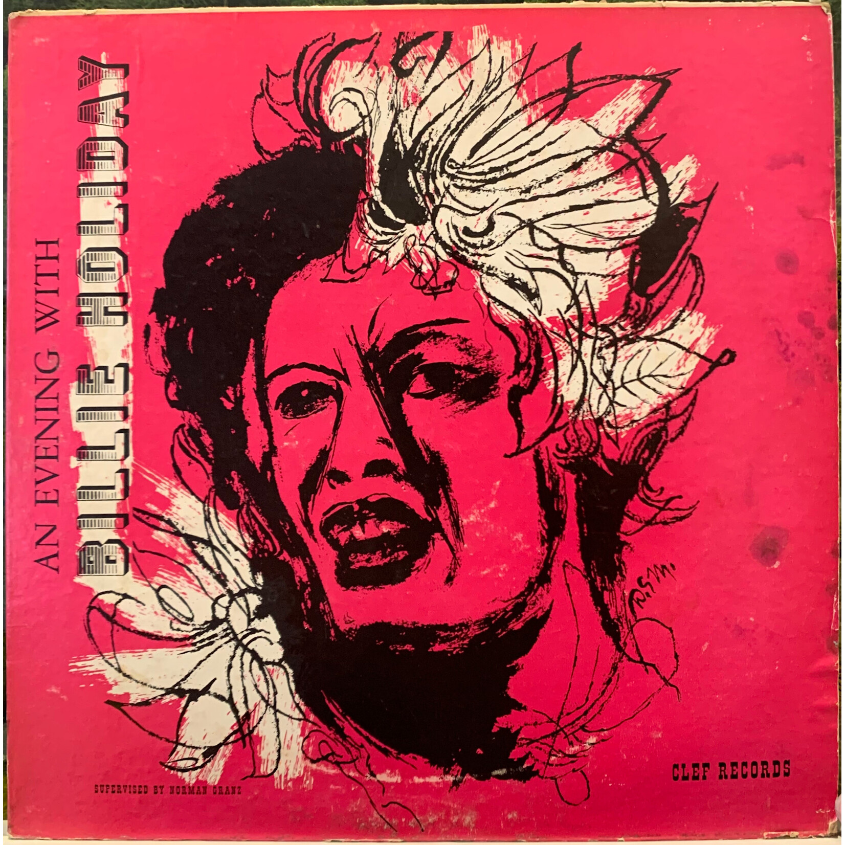 [Kollectible Vinyl] Holiday, Billie: An Evening With Billie Holiday (10" EP, 1953, USA, G) [CLEF]