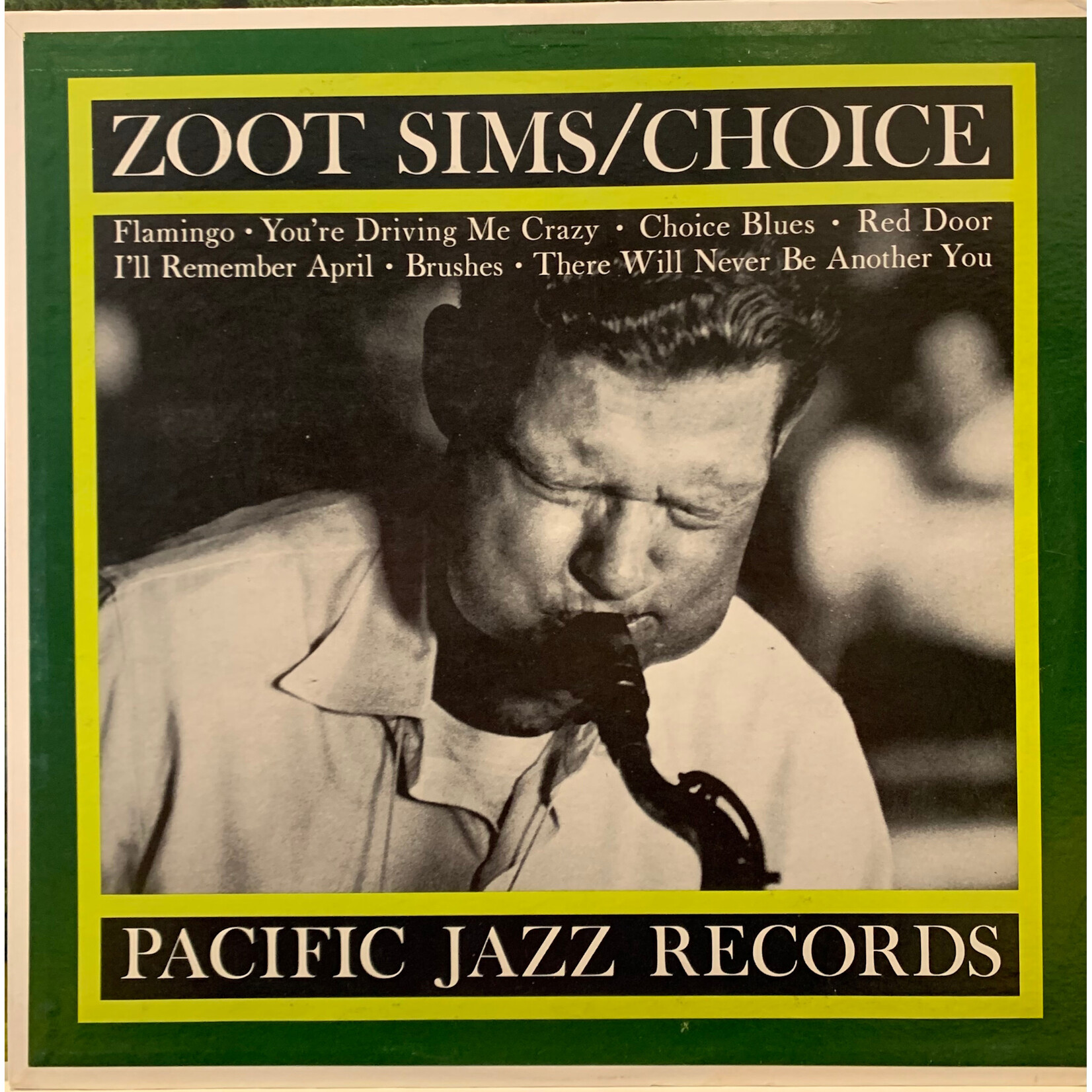 [Kollectible Vinyl] Zoot Sims: Choice (1961, USA, VG+) [PACIFIC JAZZ]