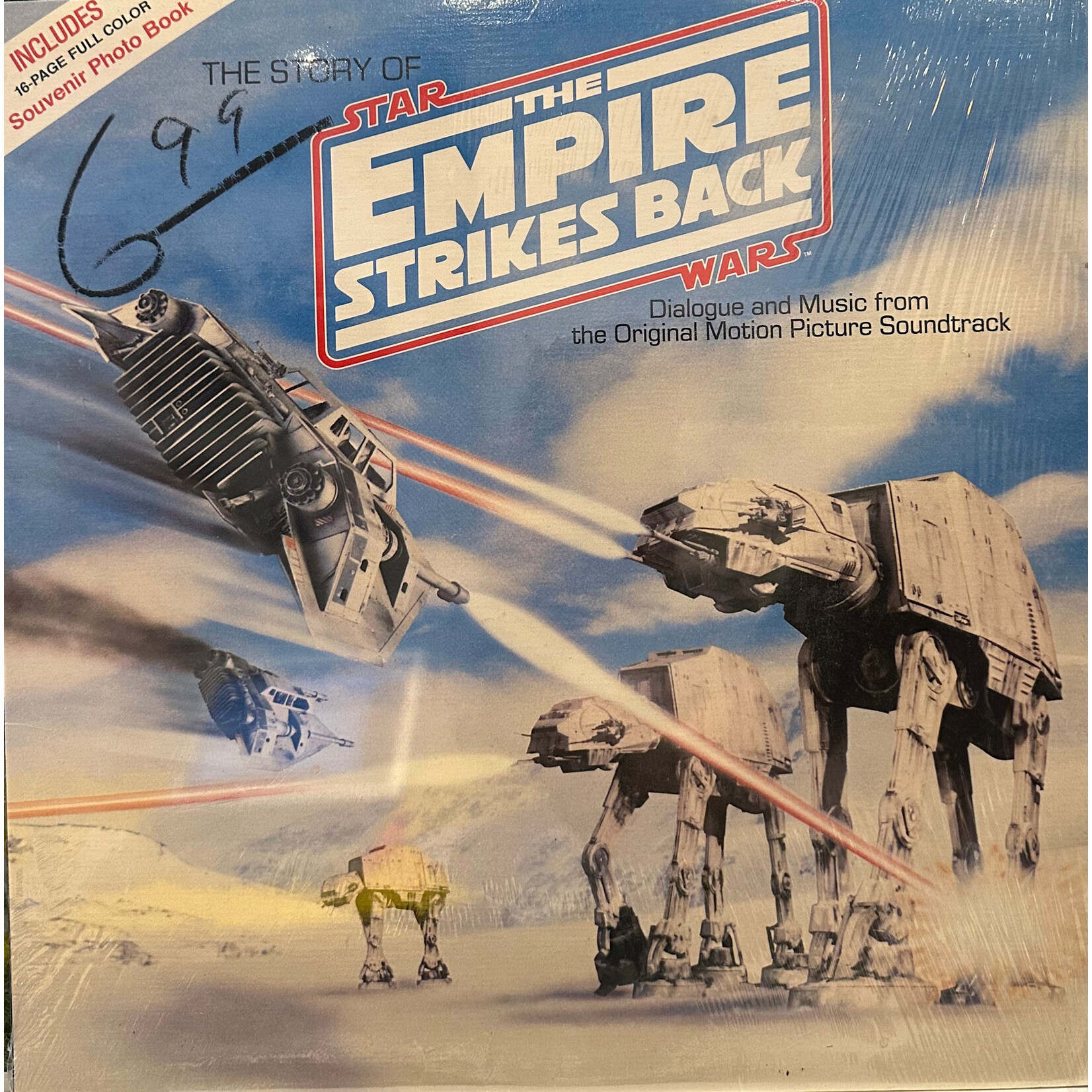[Kollectible Vinyl] Williams, John: Star Wars The Empire Strikes Back (1983, Canada, In Shrink with Booklet, VG+) [BUENA VISTA]