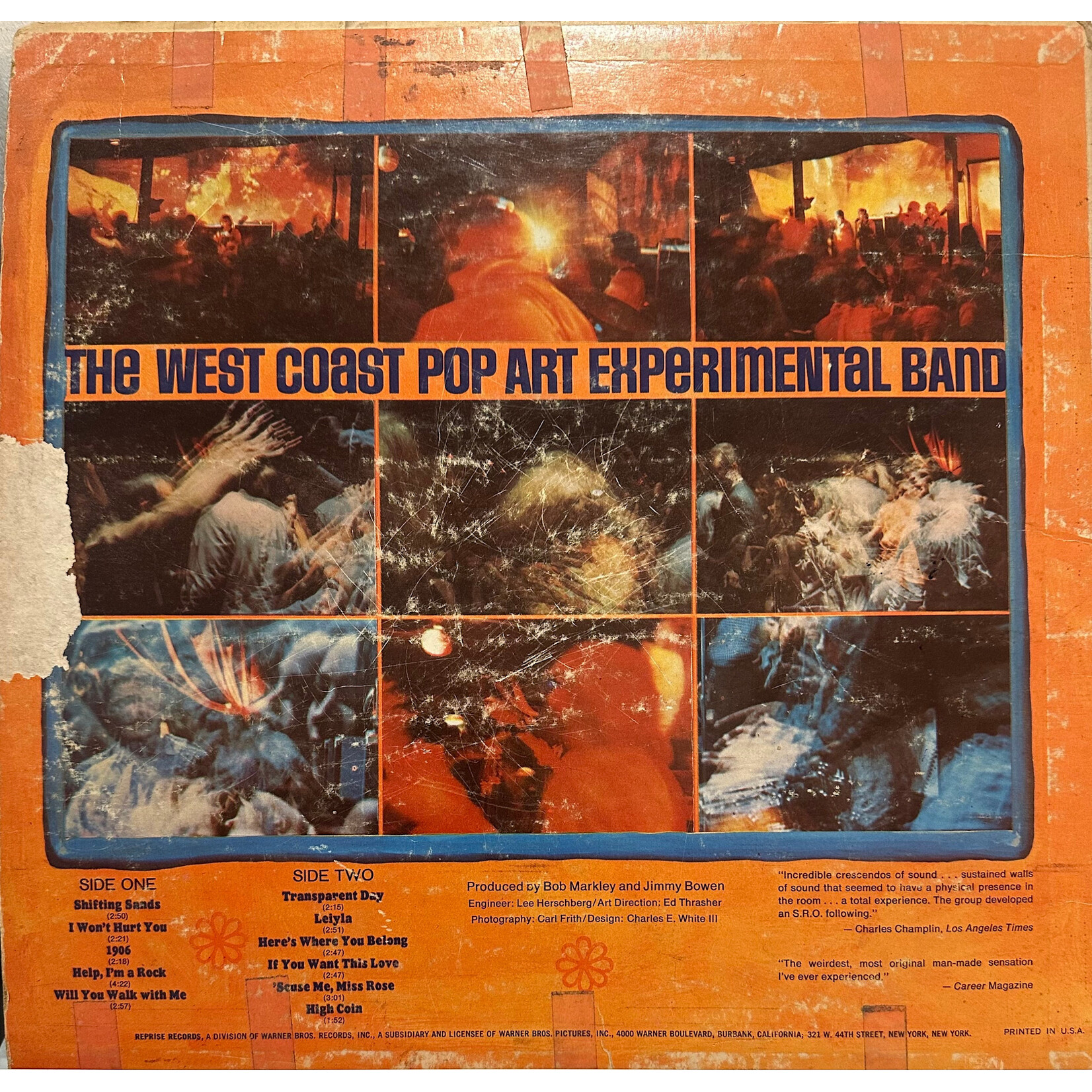 [Kollectible Vinyl] The West Coast Pop Art Experimental Band: Part One (1967, USA Tri-Colour Labels, G+) [REPRISE]