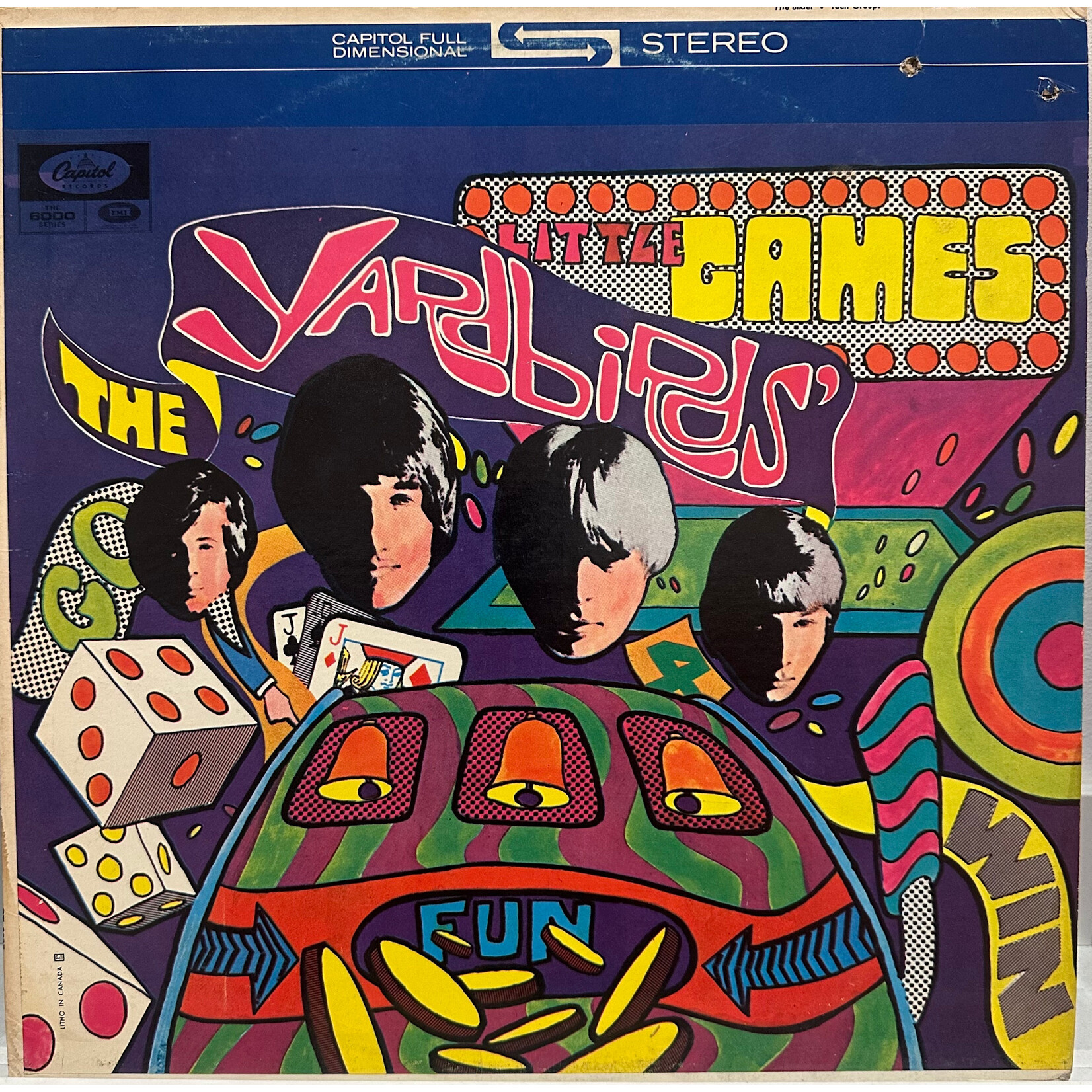[Kollectible Vinyl] The Yardbirds: Little Games (1967, Canada, VG+) [CAPITOL]