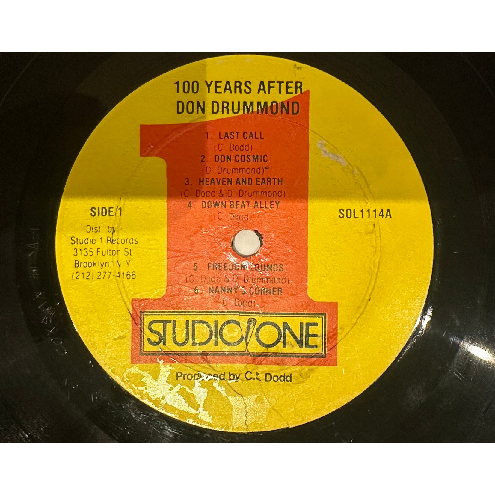 [Kollectible Vinyl] Drummond, Don: 100 Years After (1970, Jamaica, VG) [STUDIO ONE]