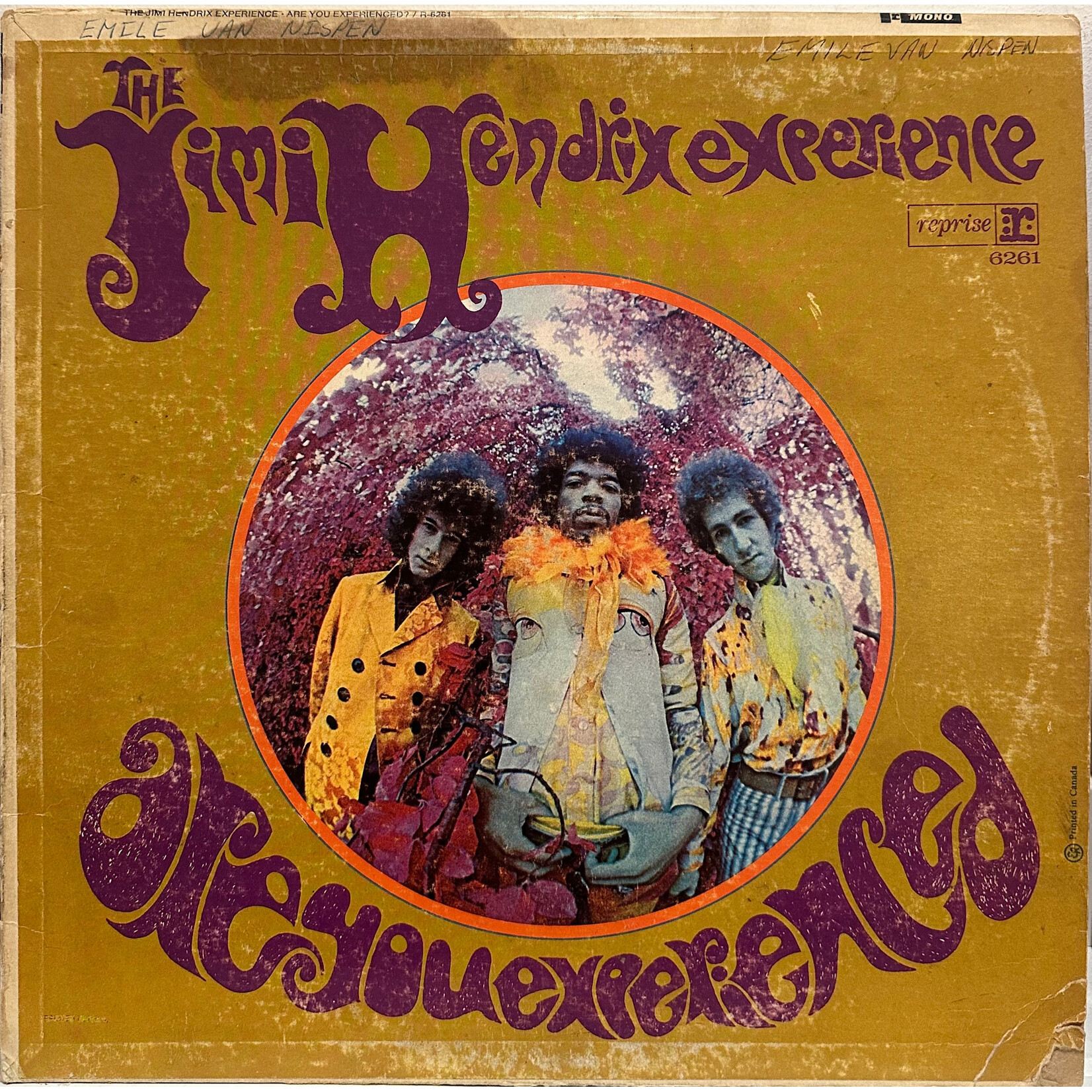[Kollectible Vinyl] Hendrix, Jimi (Experience): Are You Experienced? (1967, Canada, G+) [REPRISE]