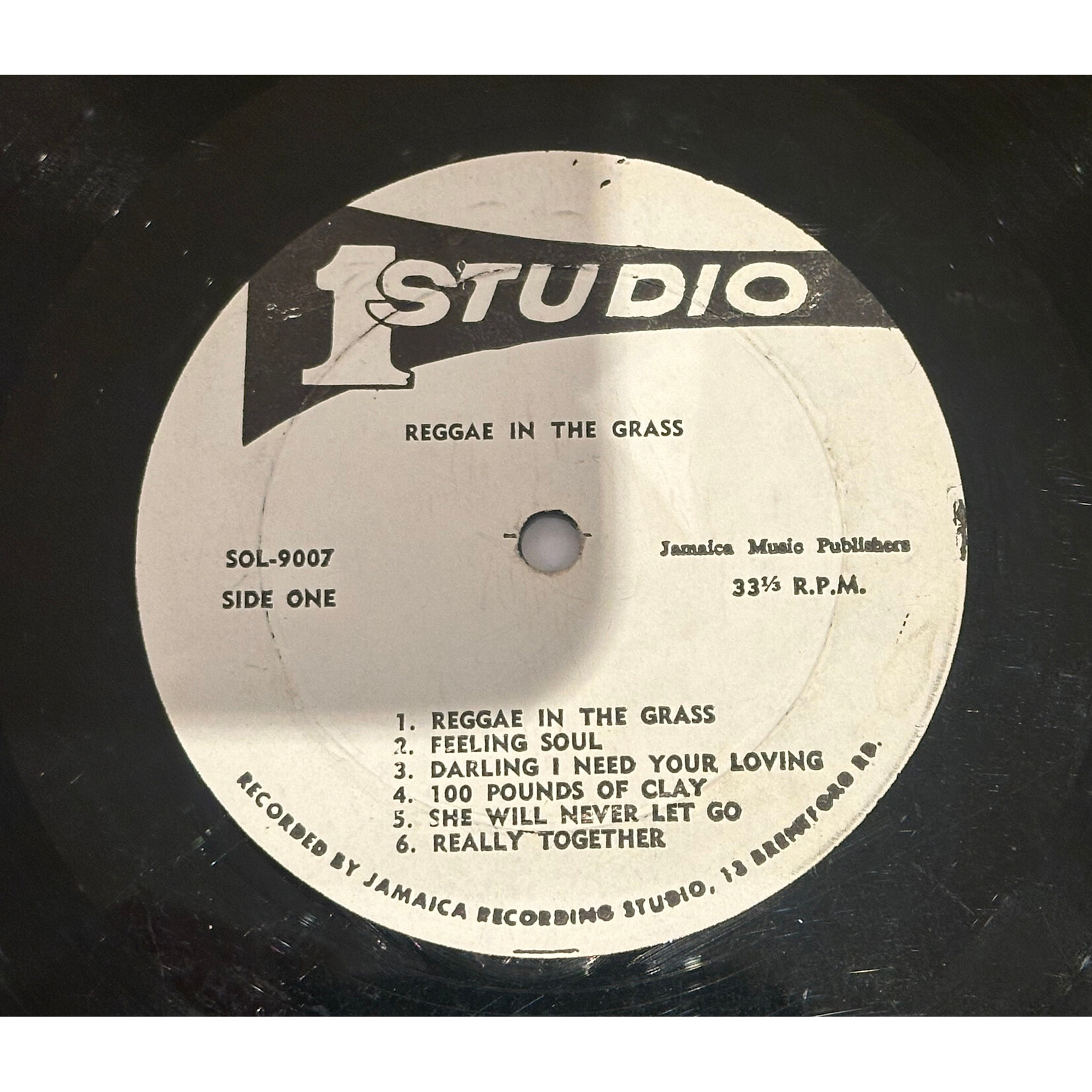 [Kollectible Vinyl] Various Artists: Reggae in the Grass (1969, Jamaica, VG) [STUDIO ONE]