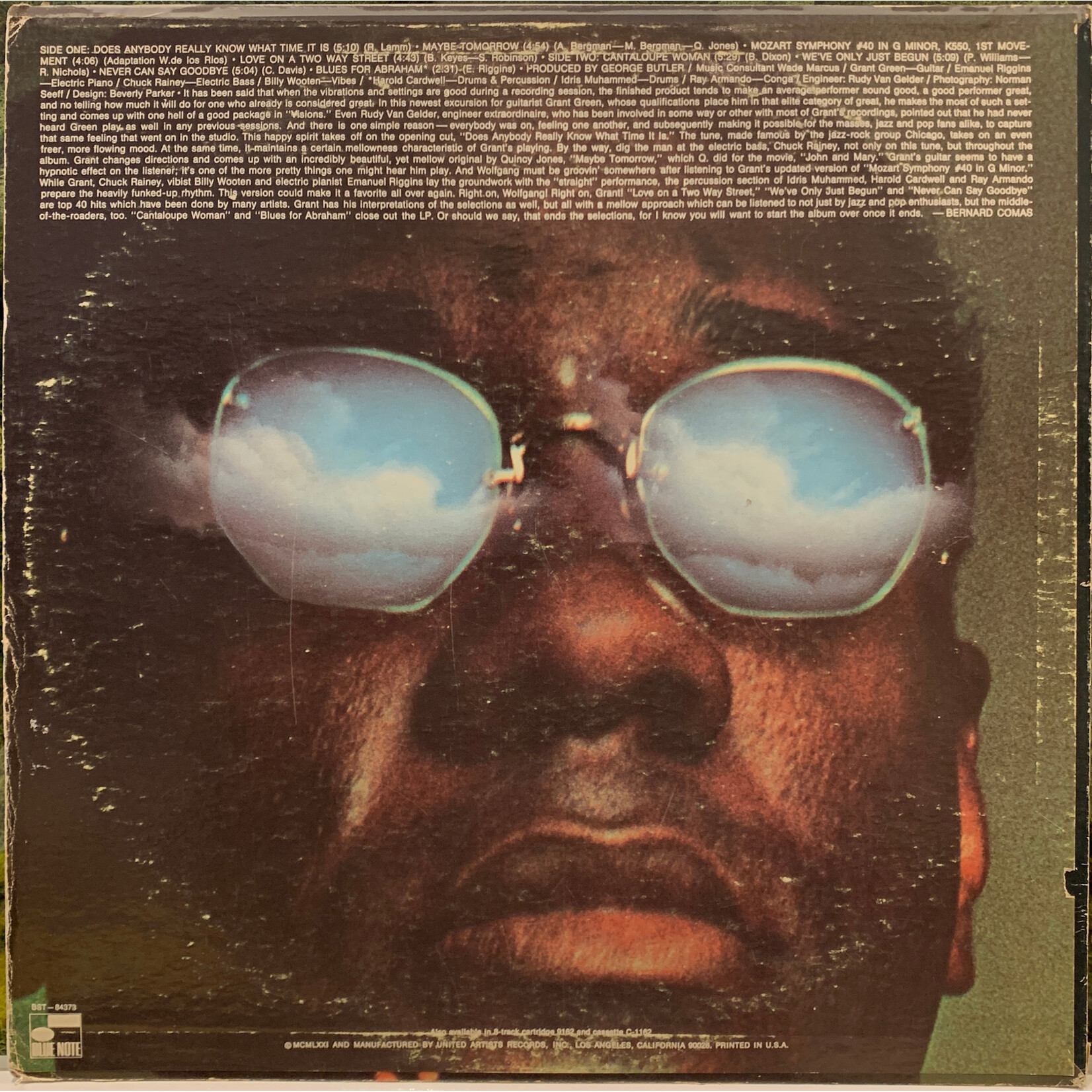 [Kollectible Vinyl] Green, Grant: Visions (1971, USA, Van Gelder, VG) [BLUE NOTE]